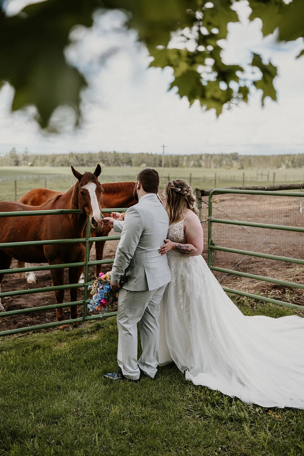 Wedding rings and handwritten vows
