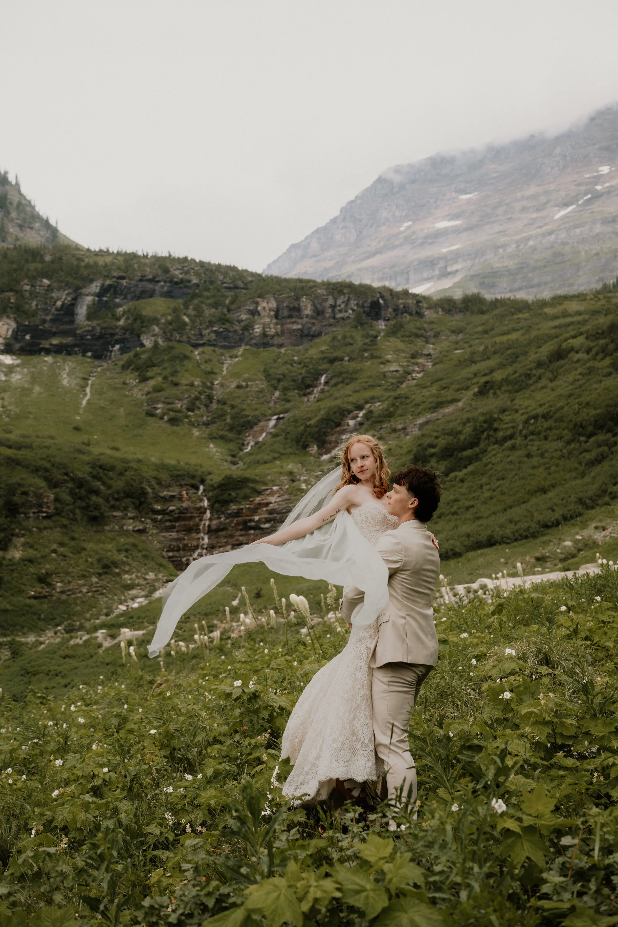 Glacier National Park elopement photographed by Stan Todorov
