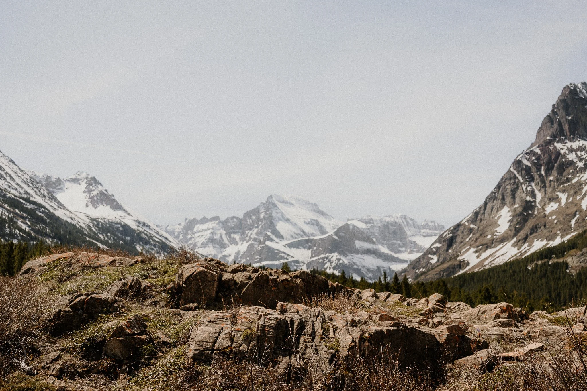 Glacier National Park landscape, Going-to-the-Sun Road corridor