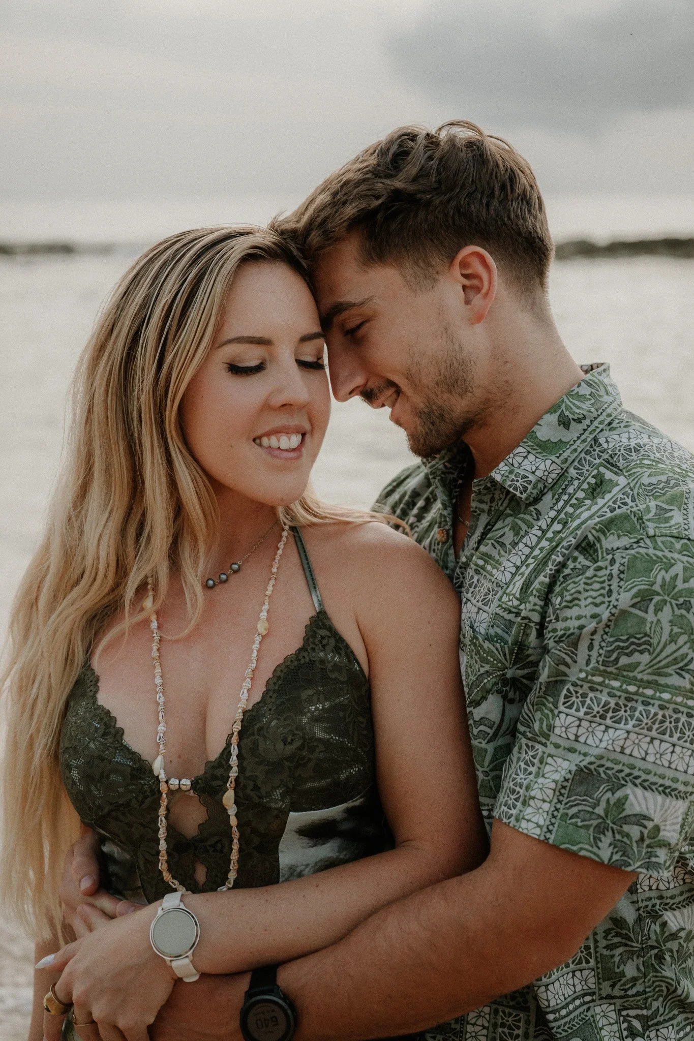 Sunset elopement portrait in Glacier country, Montana