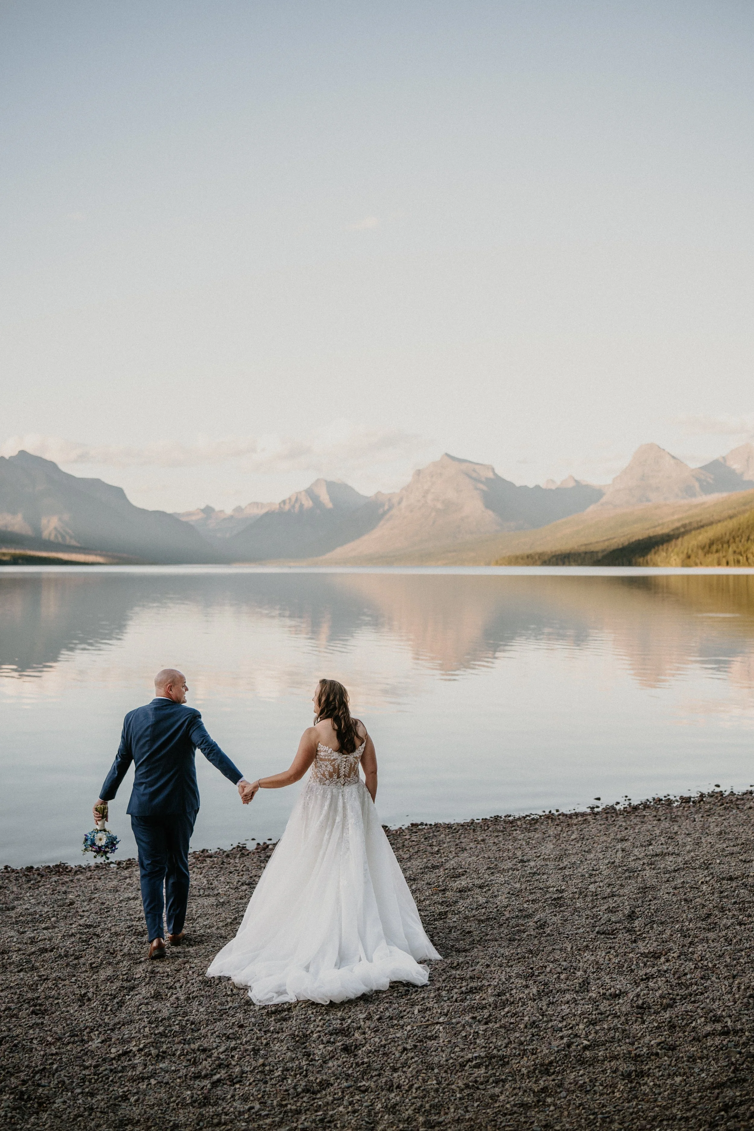 Intimate Glacier National Park elopement in Montana