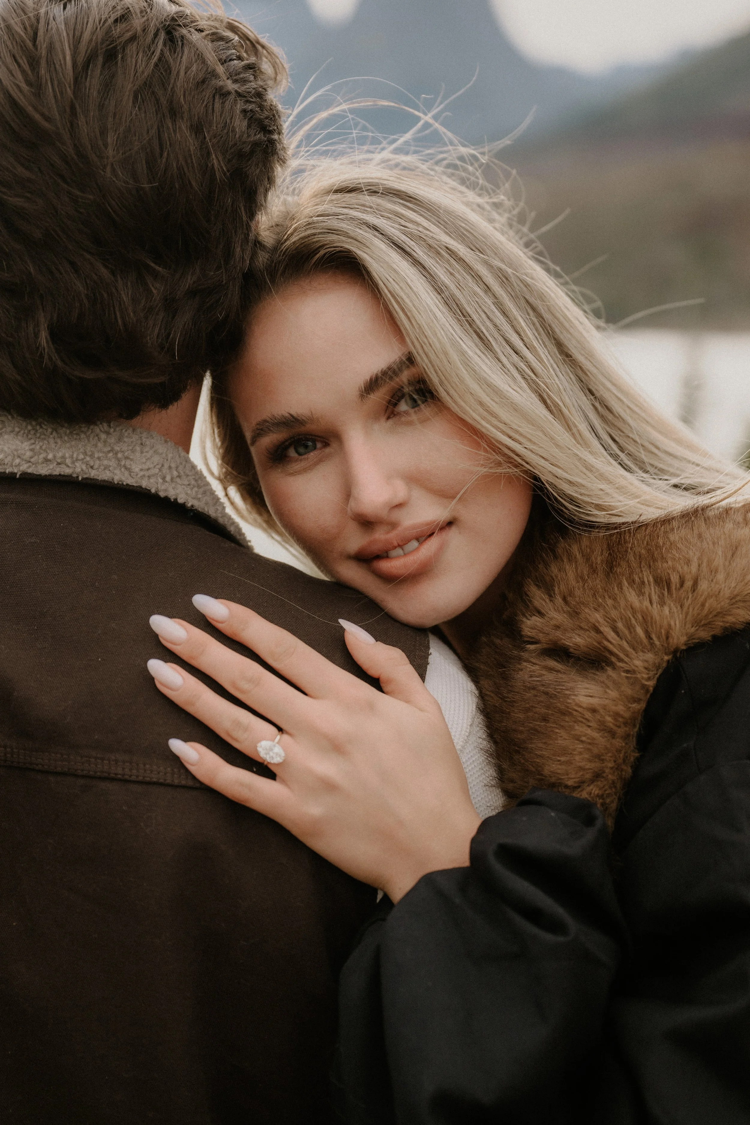 Glacier National Park proposal photographer at Sun Point