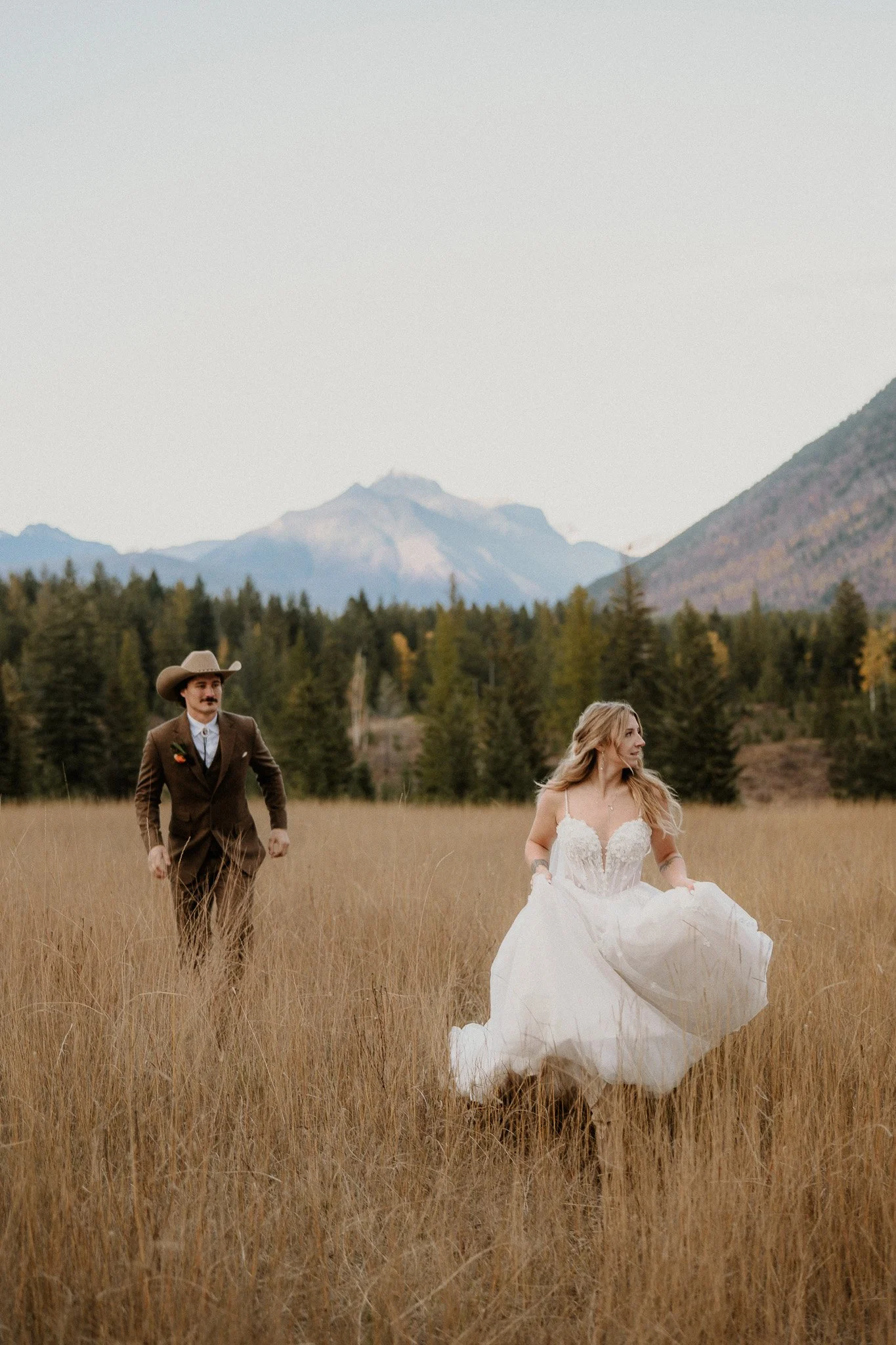 Glacier National Park Montana elopement ceremony