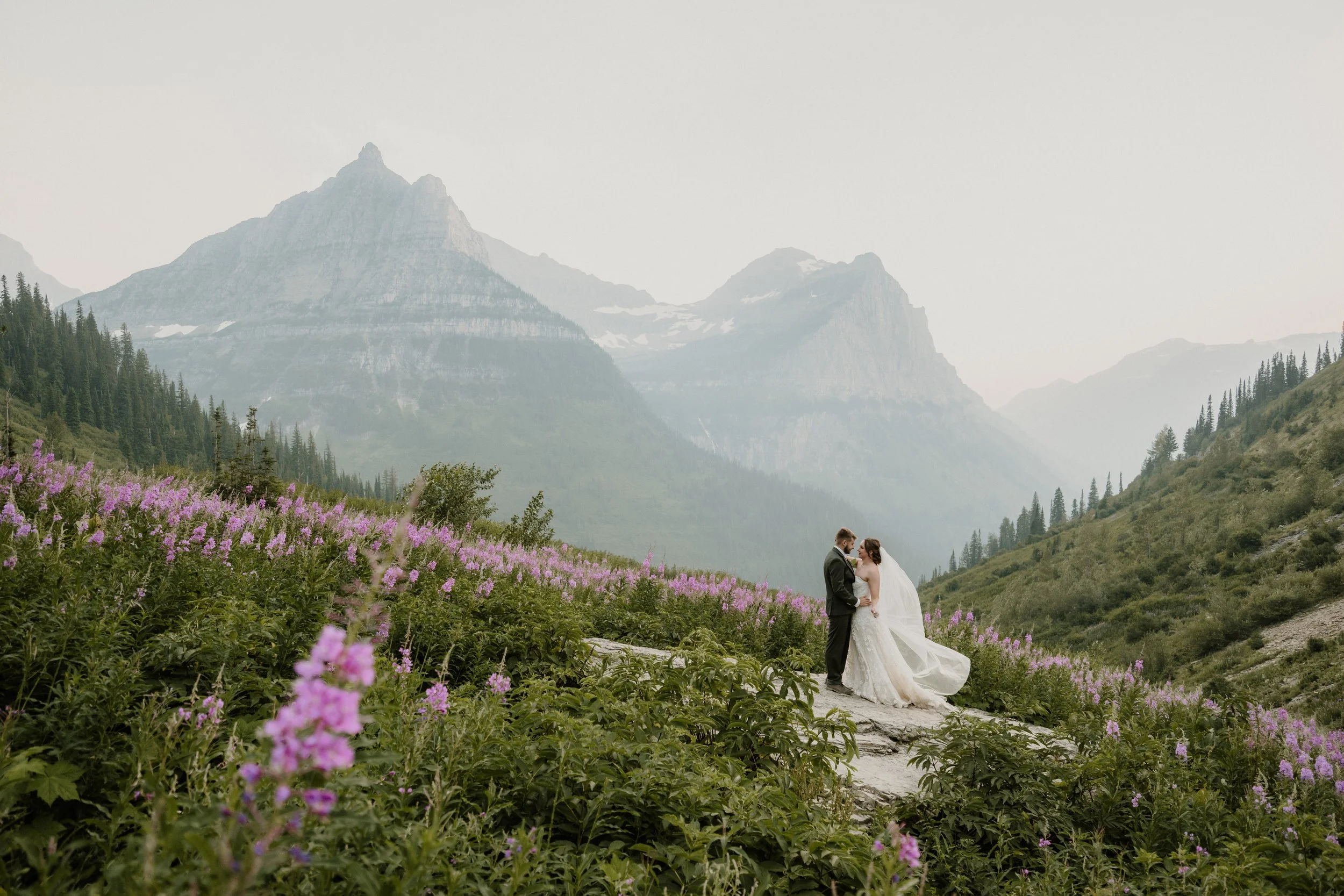Glacier National Park elopement photographed by Stan Todorov