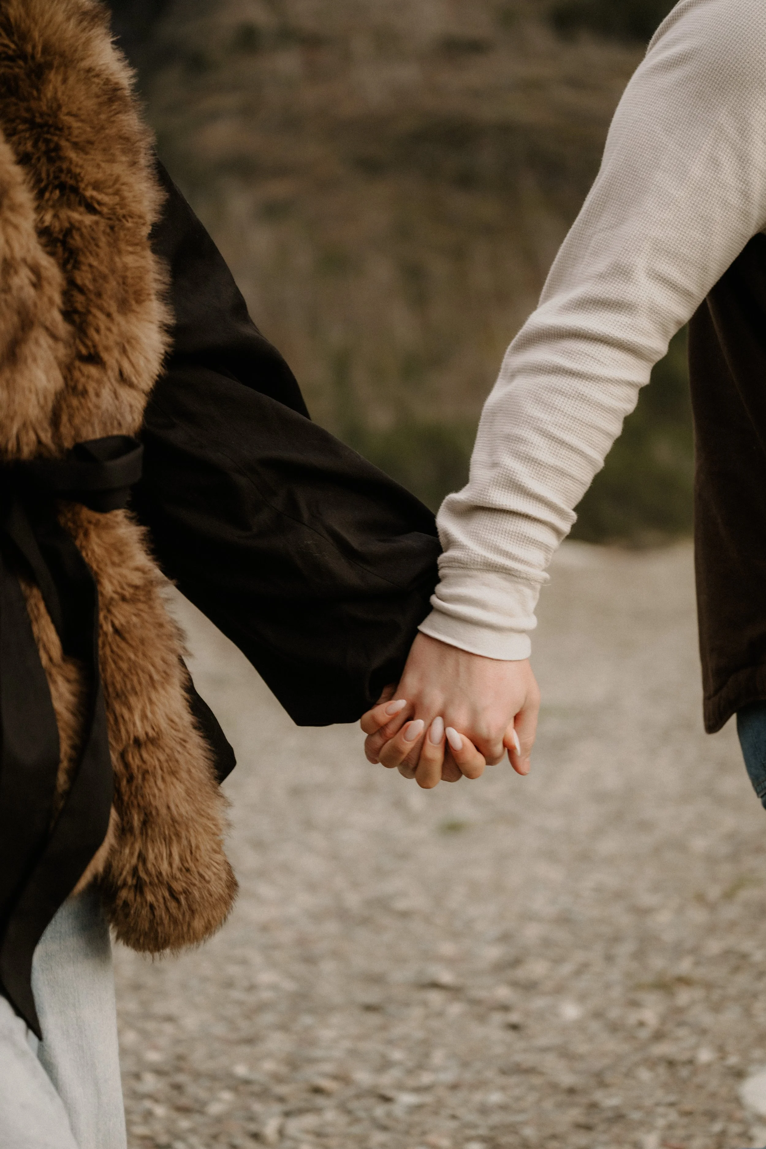 Engagement photos at Sun Point above St. Mary Lake, Montana