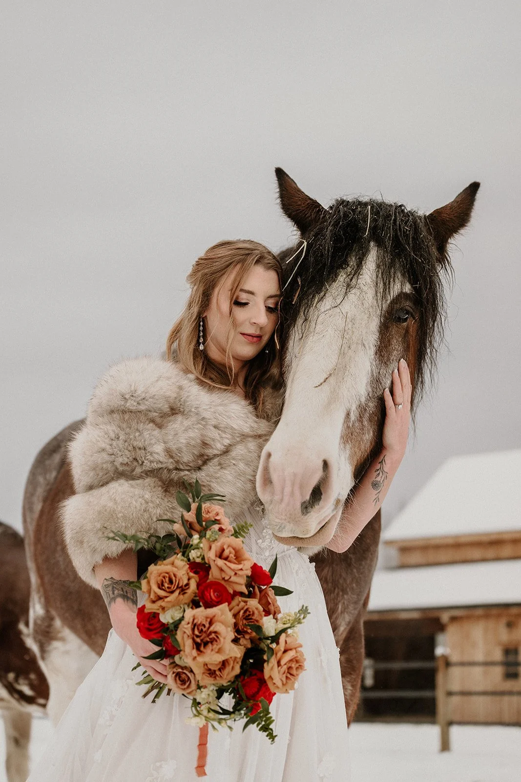 Engagement portrait session in Glacier National Park