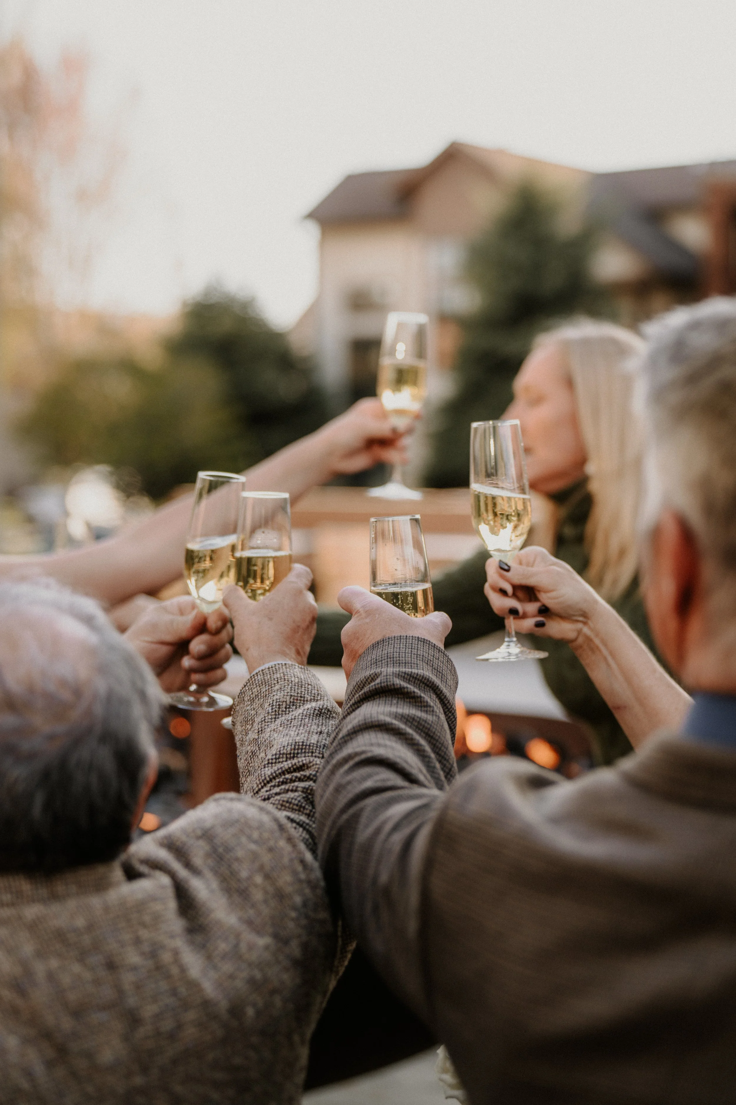 Intimate wedding at The Large House Hotel in Whitefish, Montana