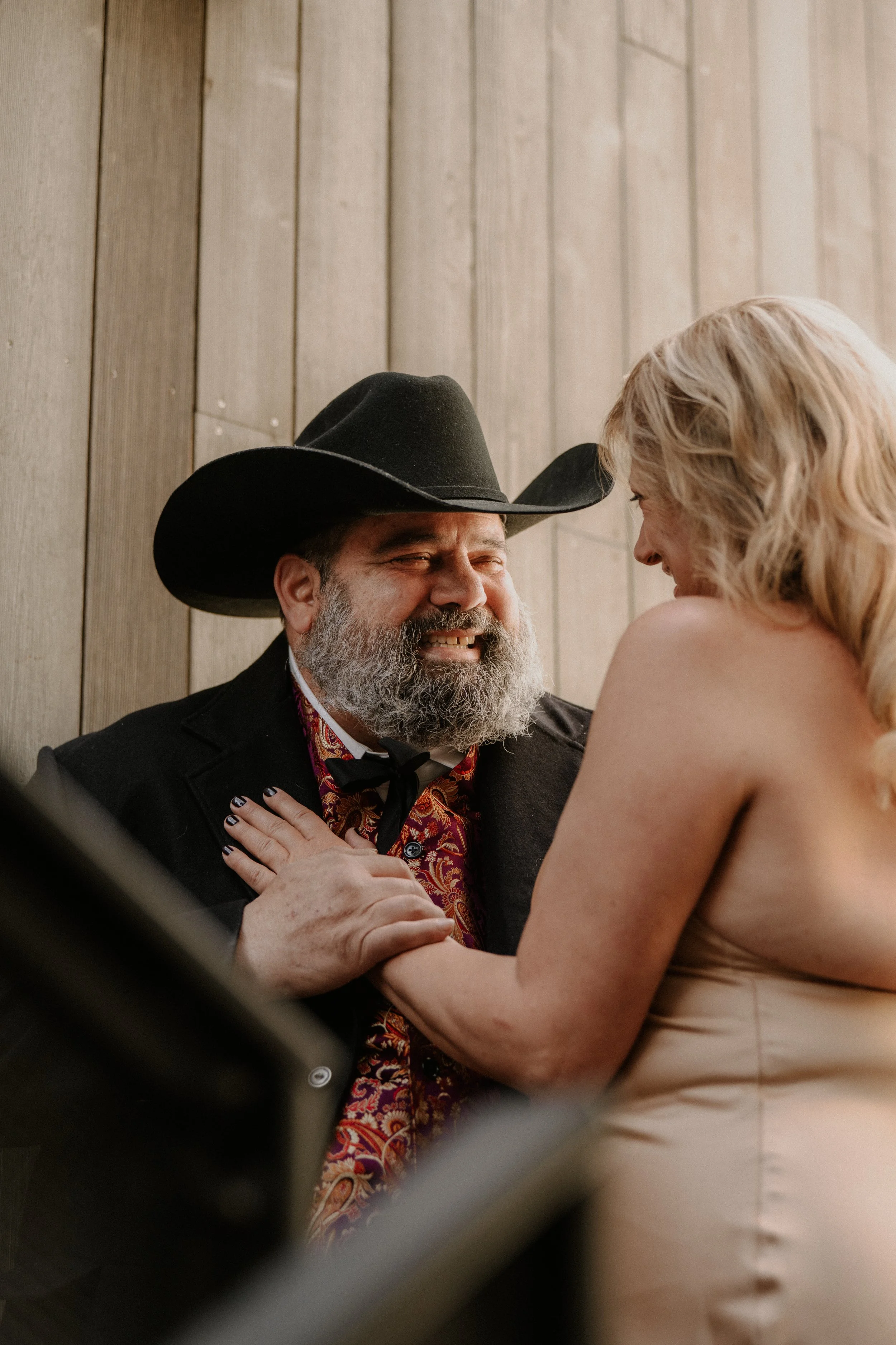 Intimate Montana wedding in Whitefish at The Large House Hotel