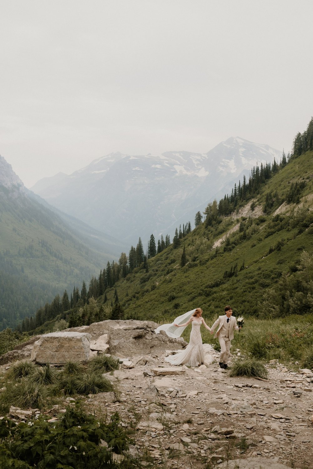 Glacier National Park elopement photographed by Stan Todorov