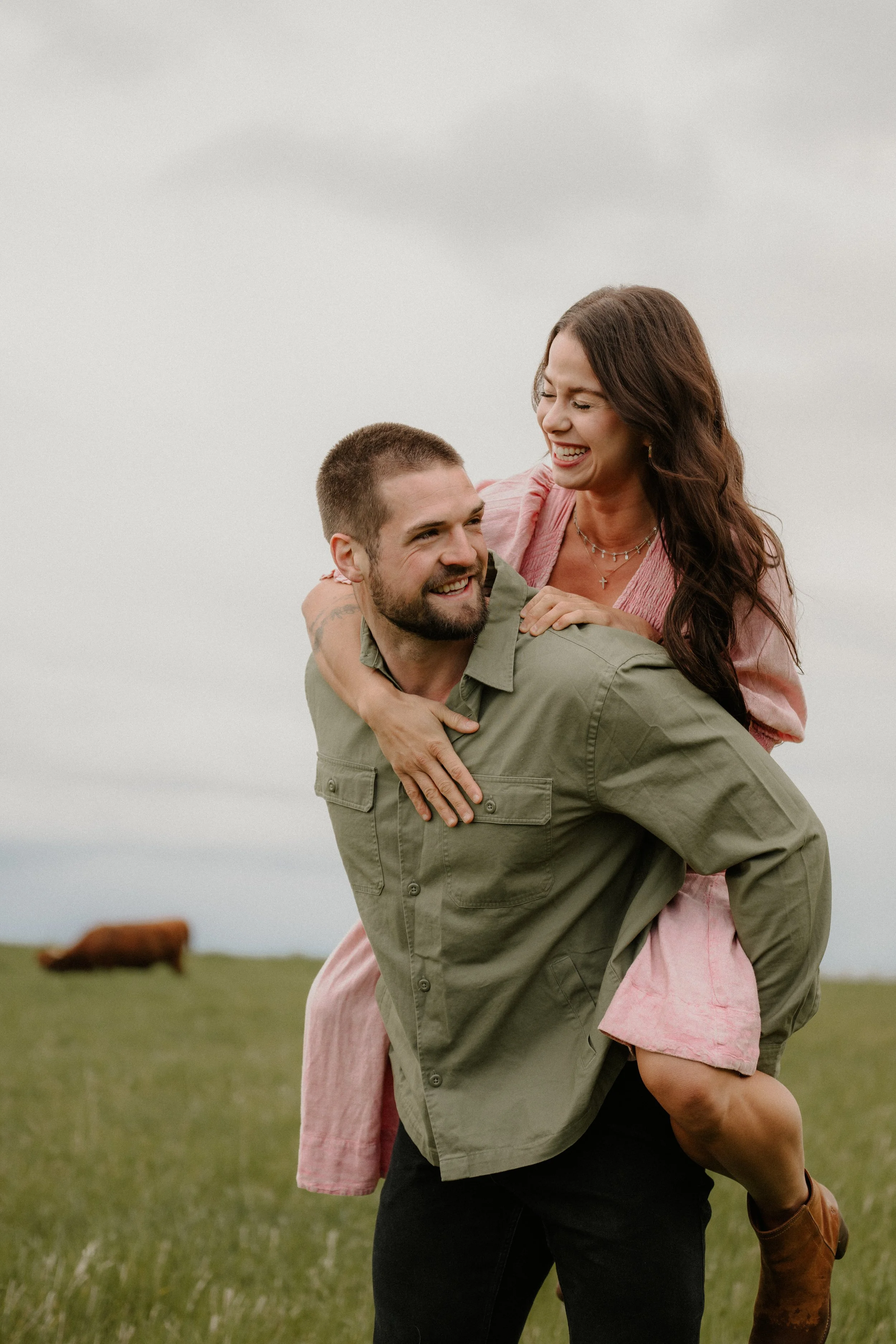 Behind the scenes wedding celebration in Montana
