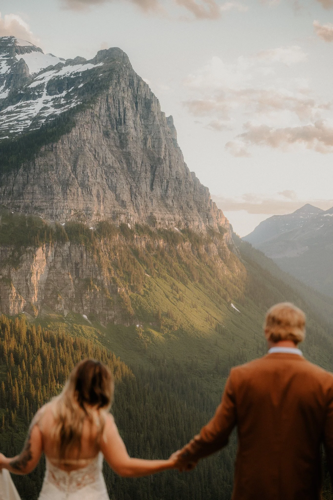 Janet and Jordan at Big Bend in Glacier National Park