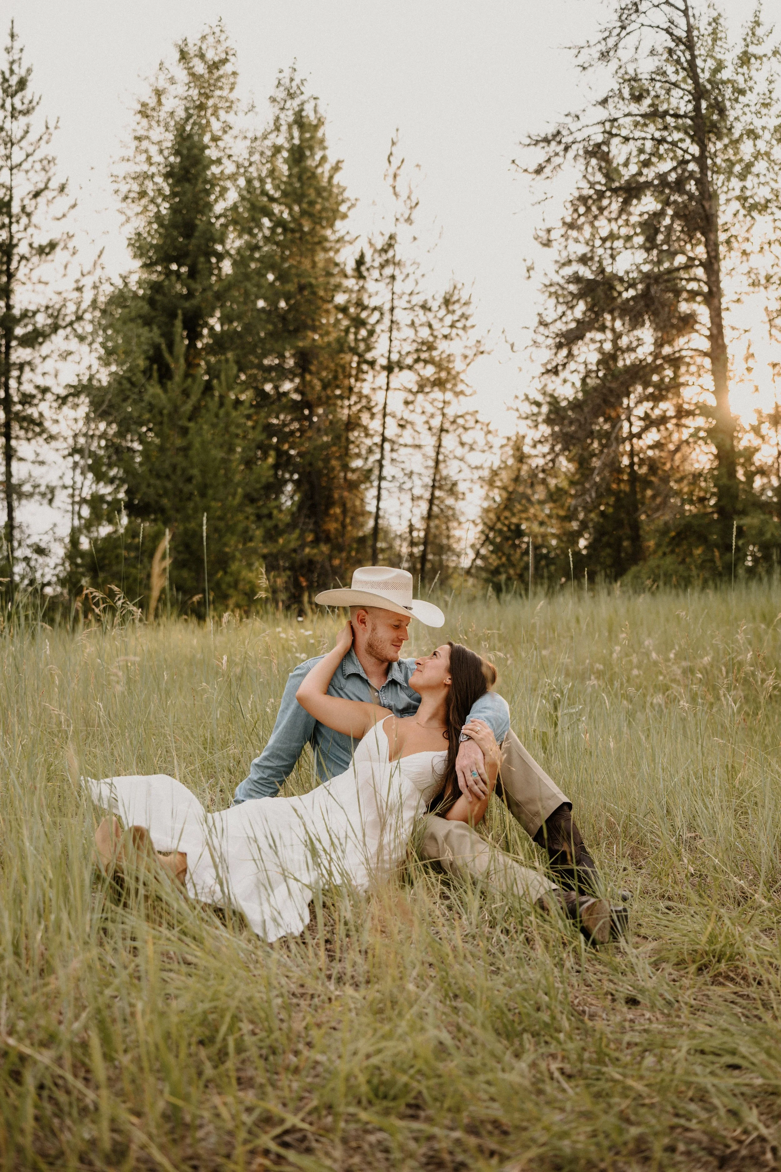 Couples engagement session in Glacier National Park by Montana photographer Stan Todorov