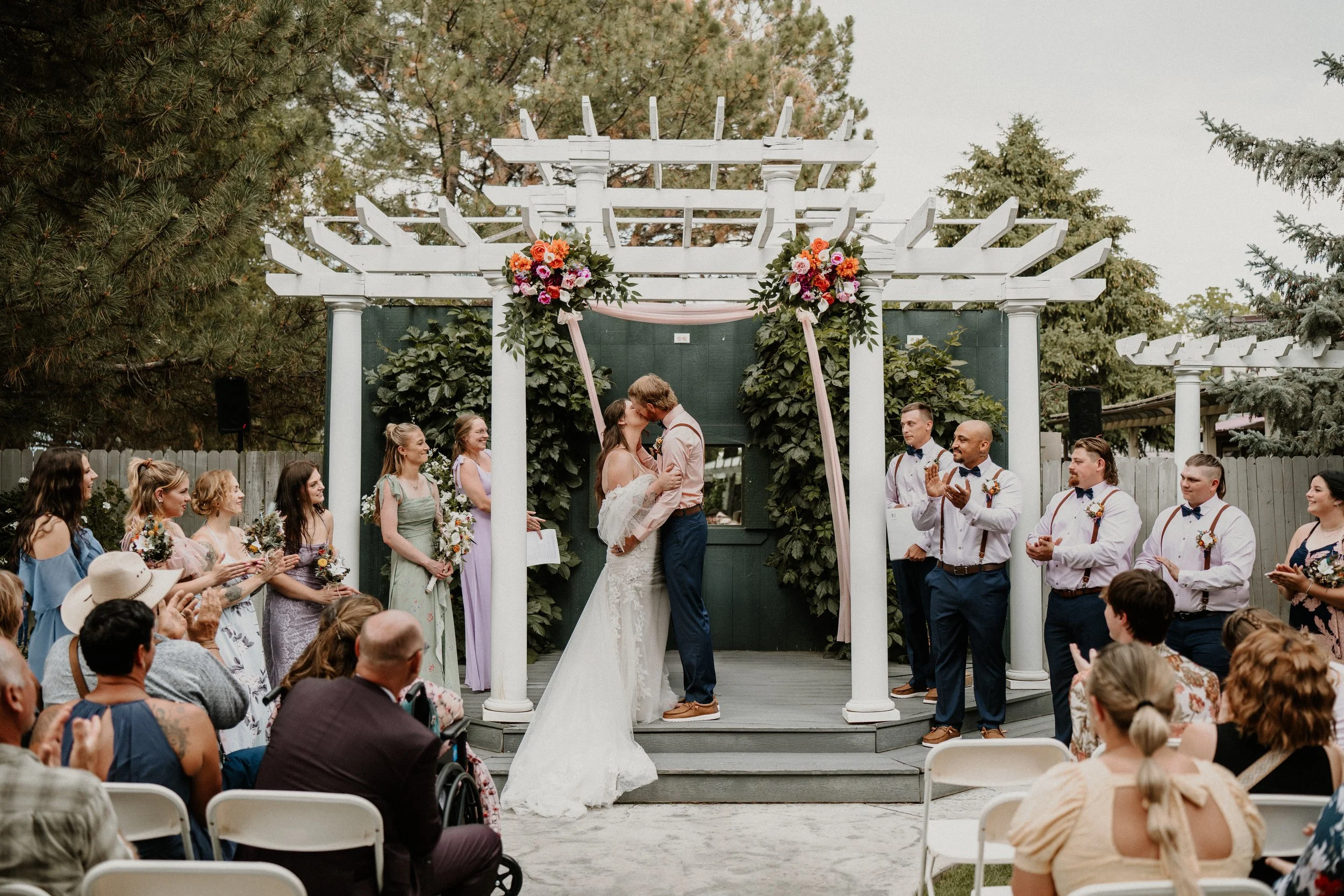 Wedding couple portrait