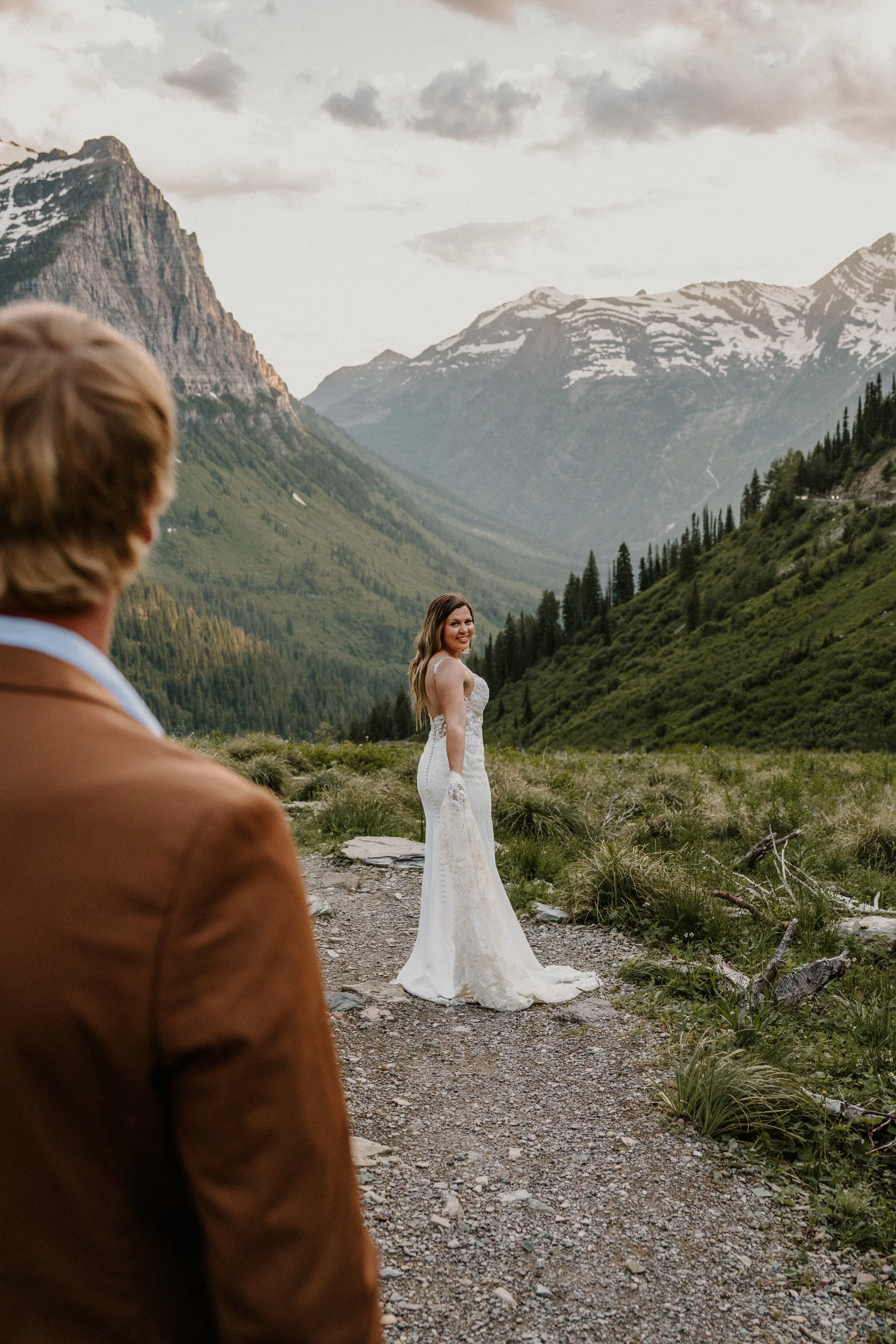 Janet and Jordan in Glacier National Park