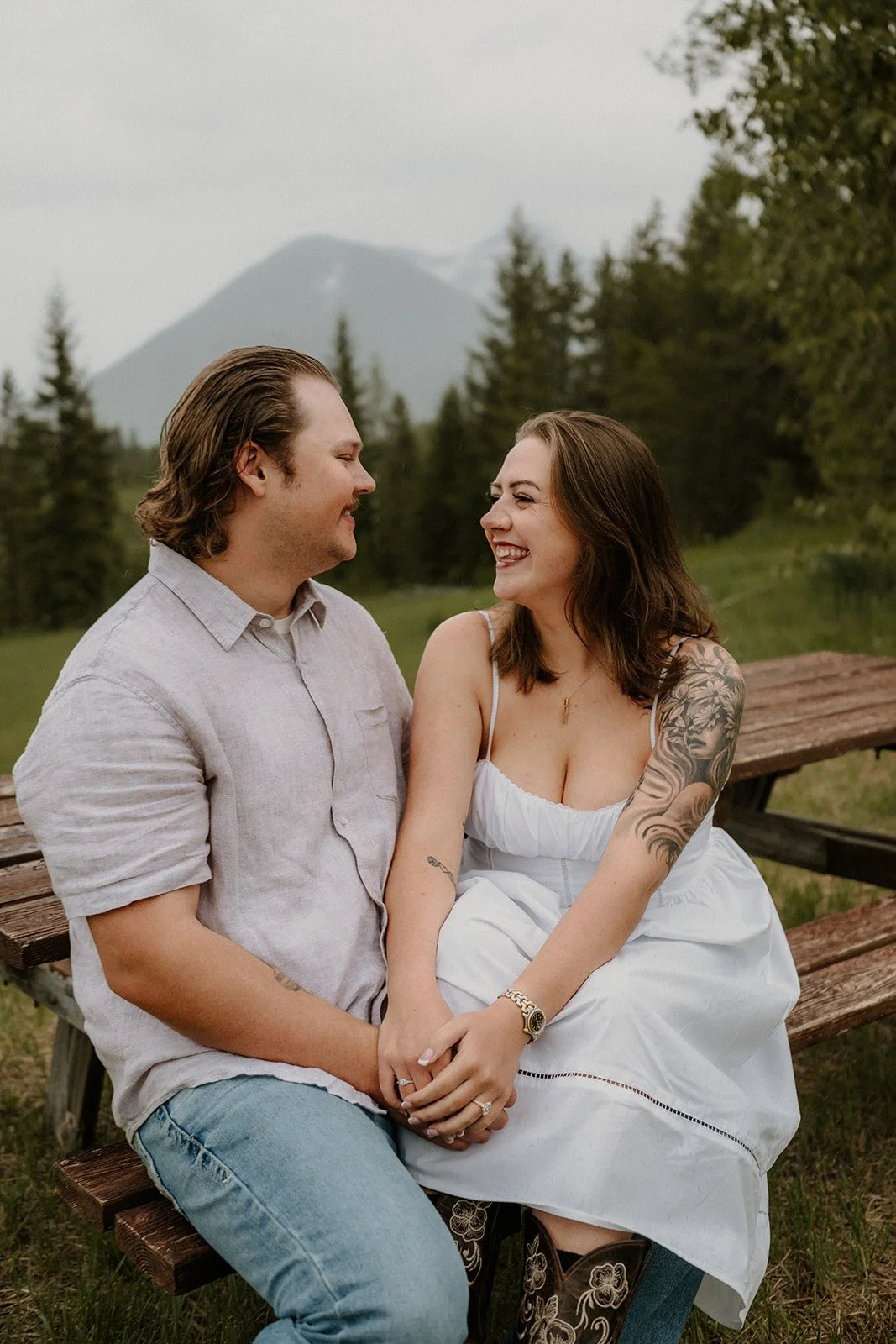 A couple photographed by Stan Todorov in Montana