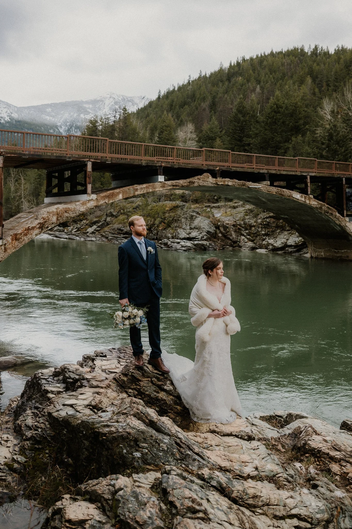 Documentary Montana elopement photography in the Rockies