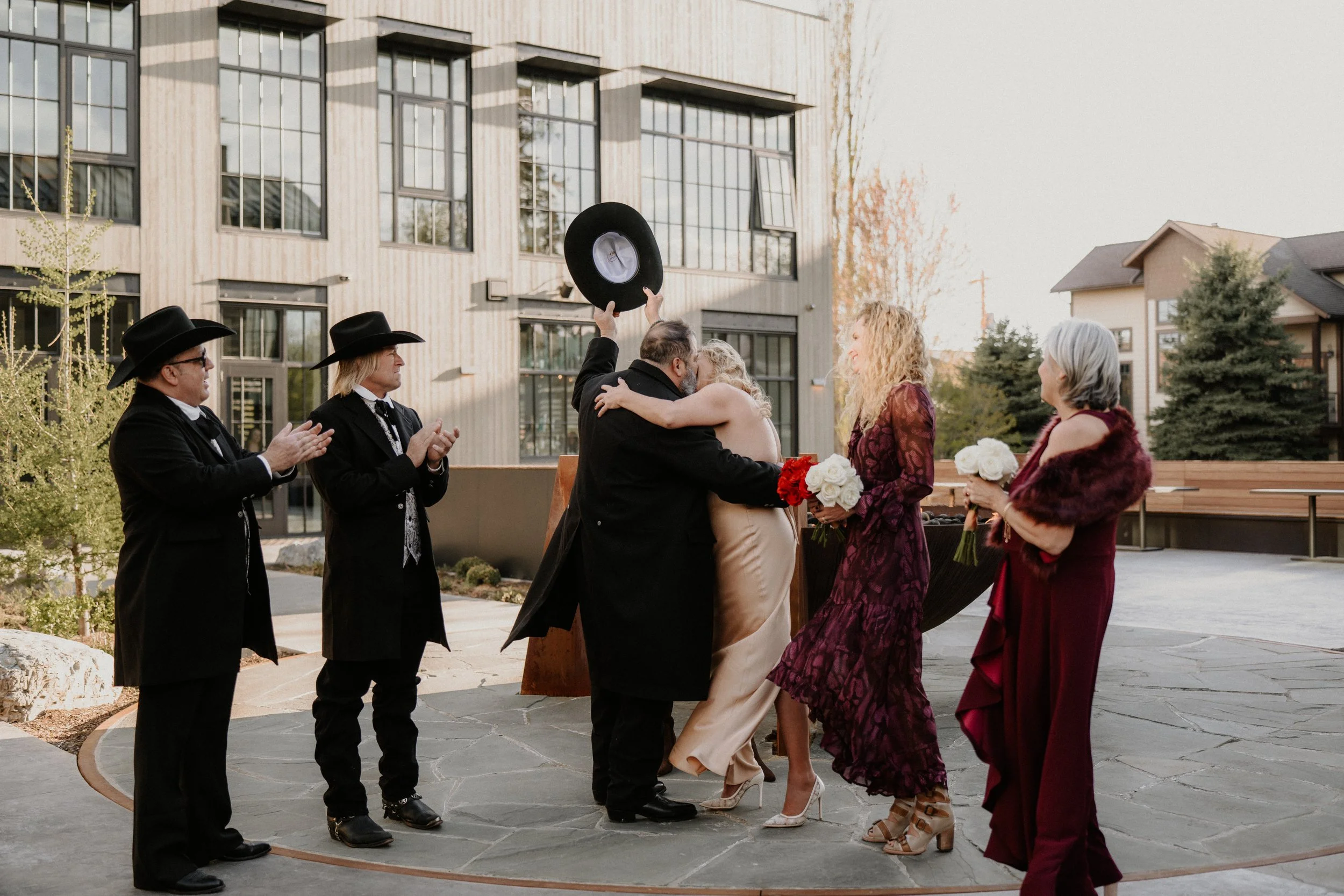 Intimate Montana wedding in Whitefish at The Large House Hotel