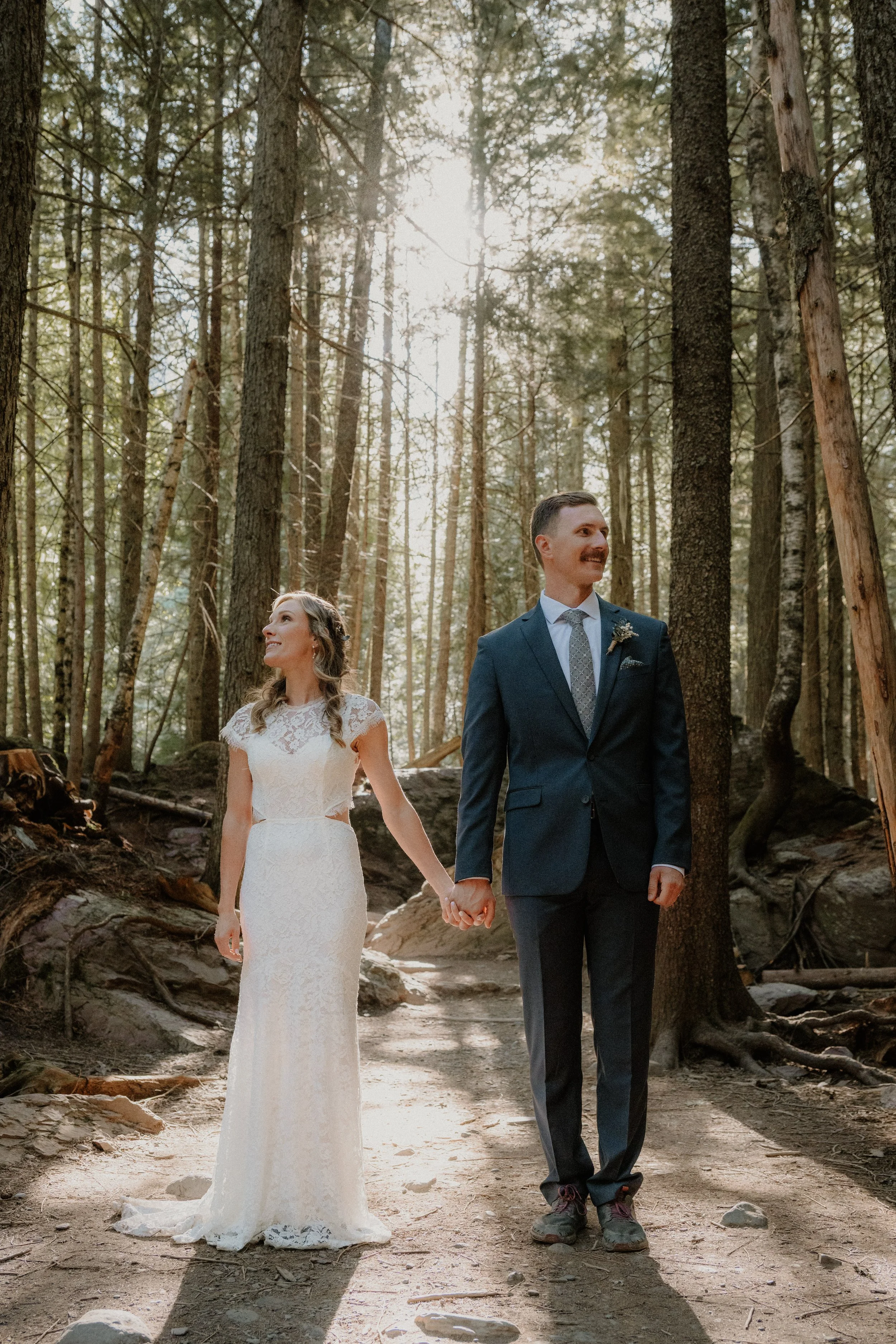Glacier National Park hiking elopement at Avalanche Lake