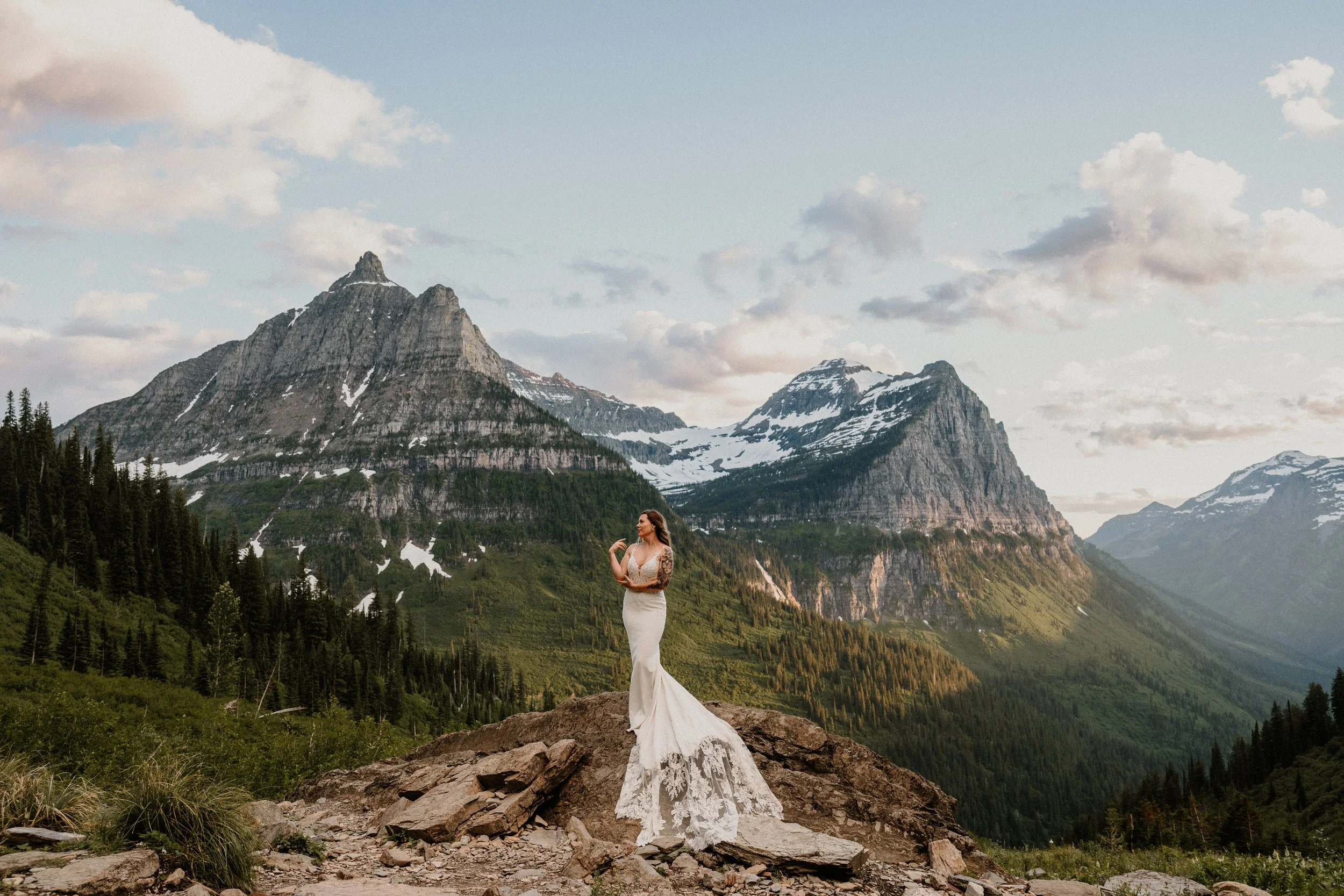 Janet and Jordan in Glacier National Park
