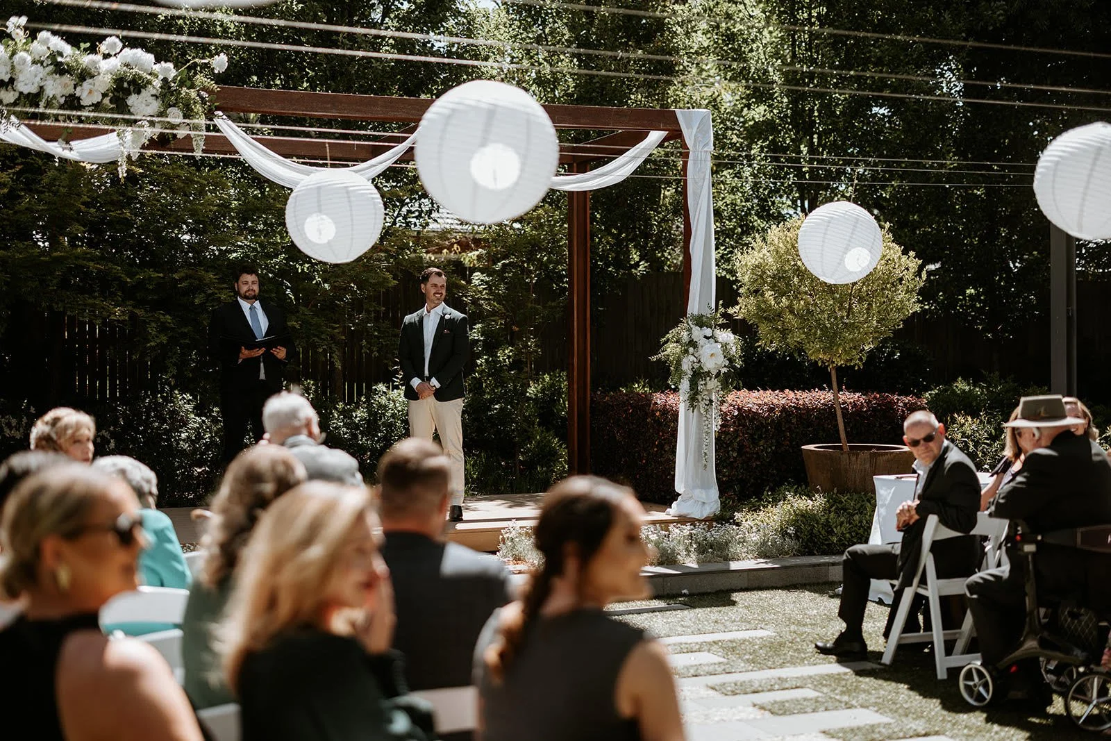 Wedding ceremony moment