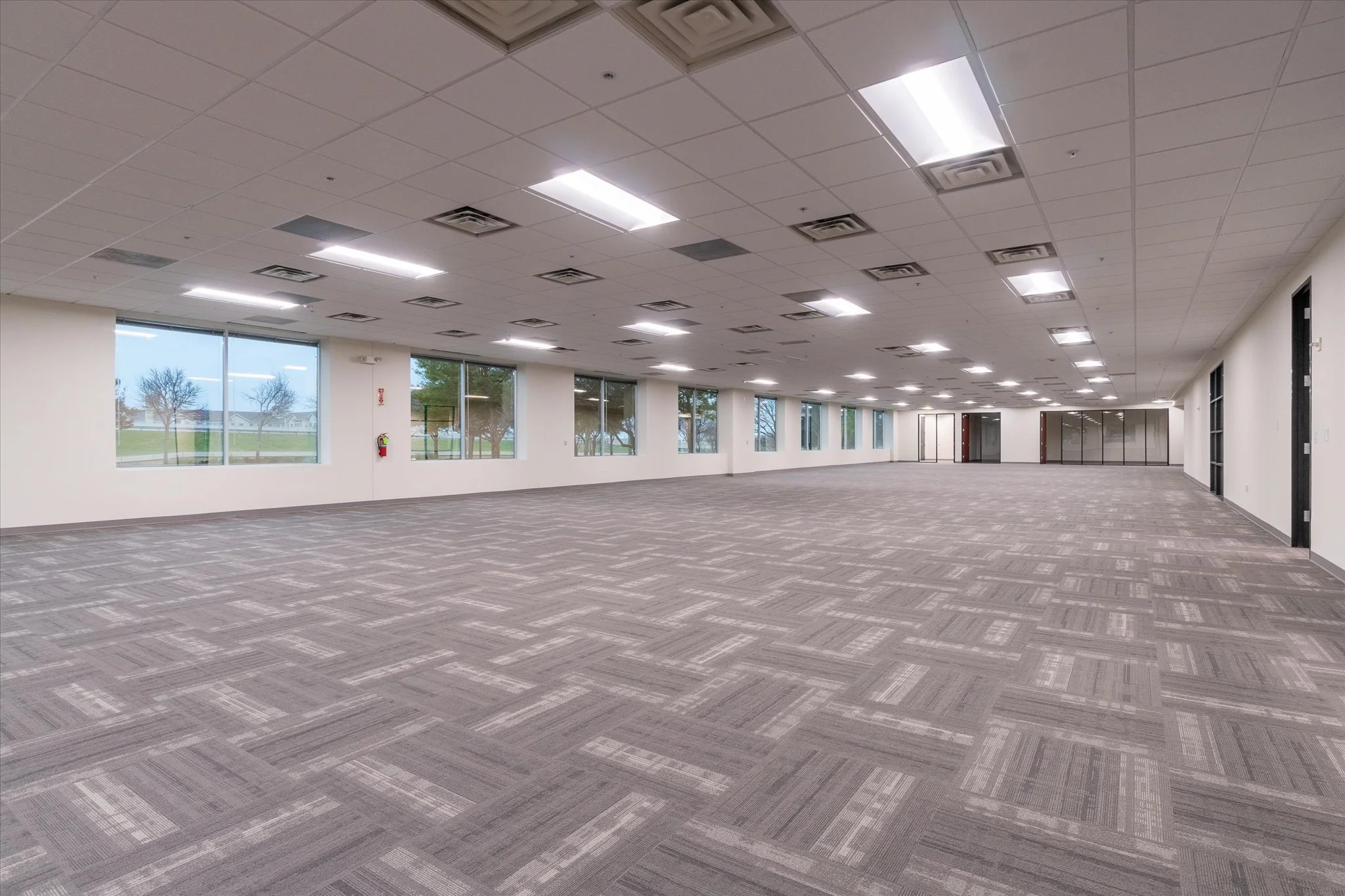 After: office fully emptied and ready for surrender