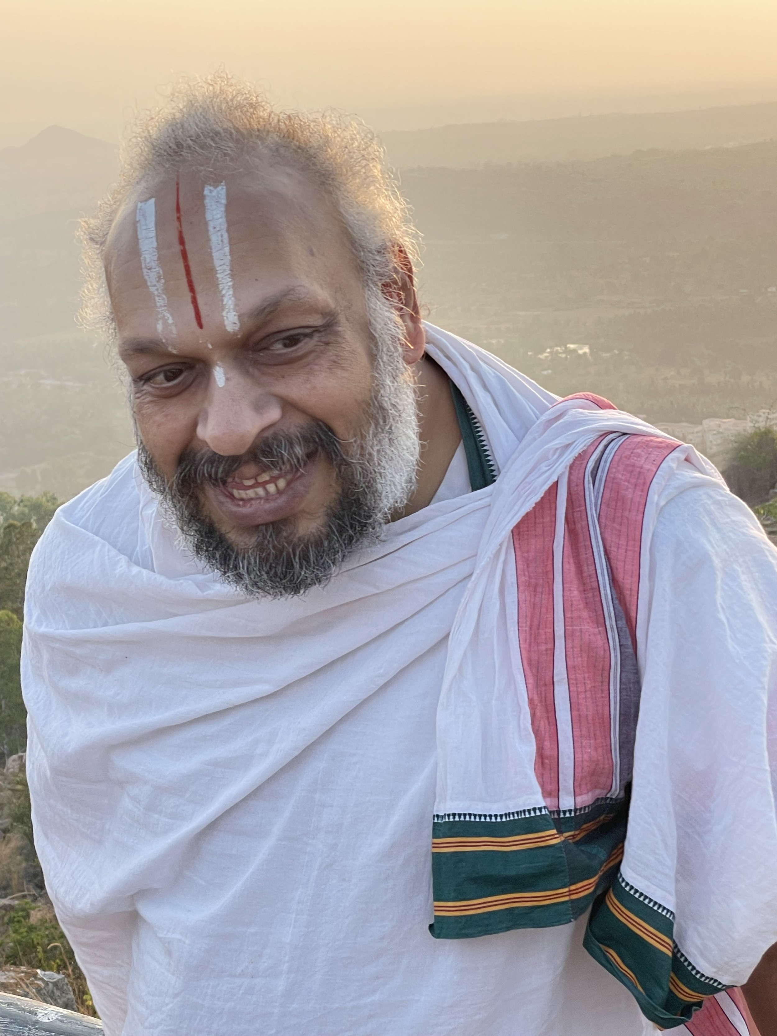 Dr. M. A. Alwar, Senior Professor at the Maharaja Sanskrit College