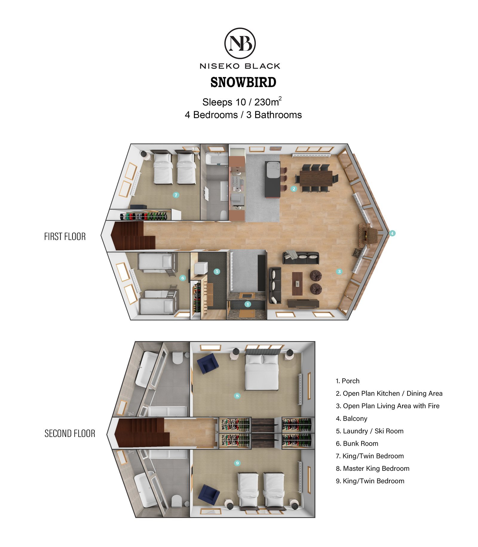 Creekside Floor Plan and Layout