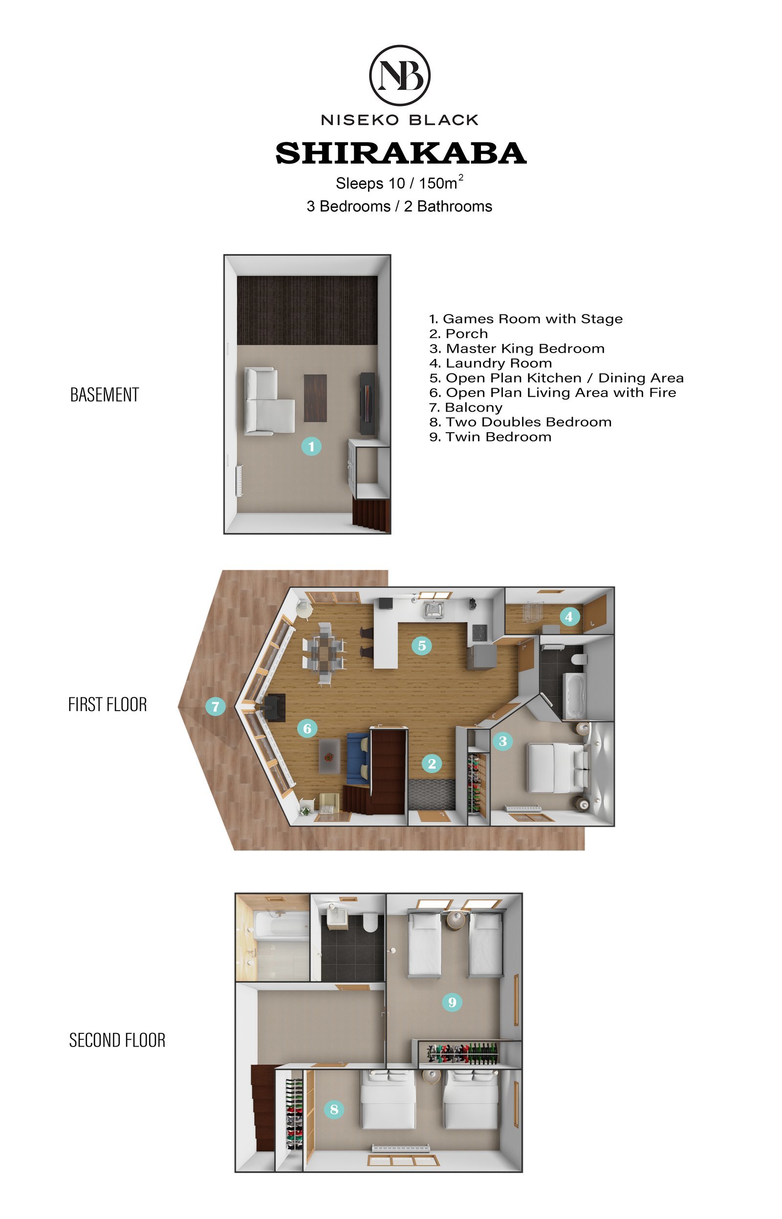 Shirakaba Floor Plan and Layout