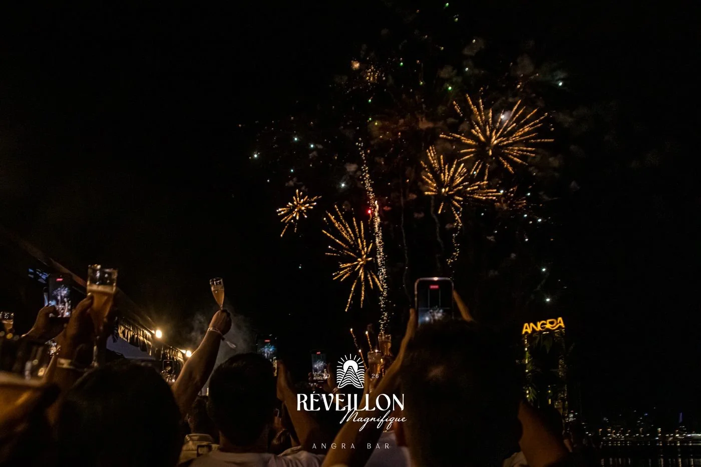 Queima de fogos no Angra