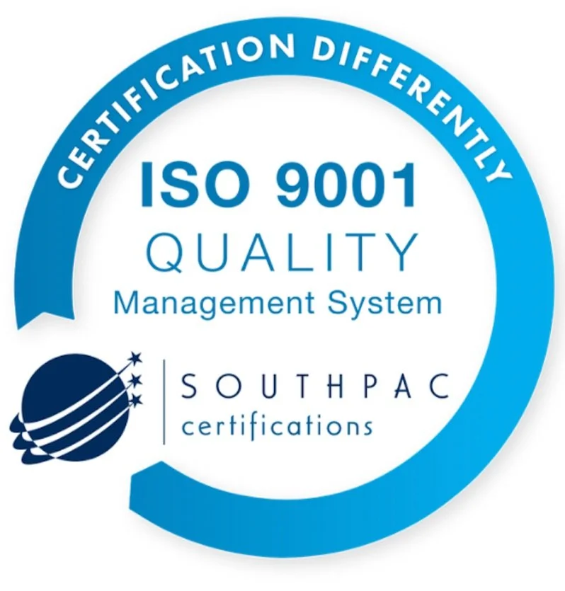 ISO 9001 quality badge