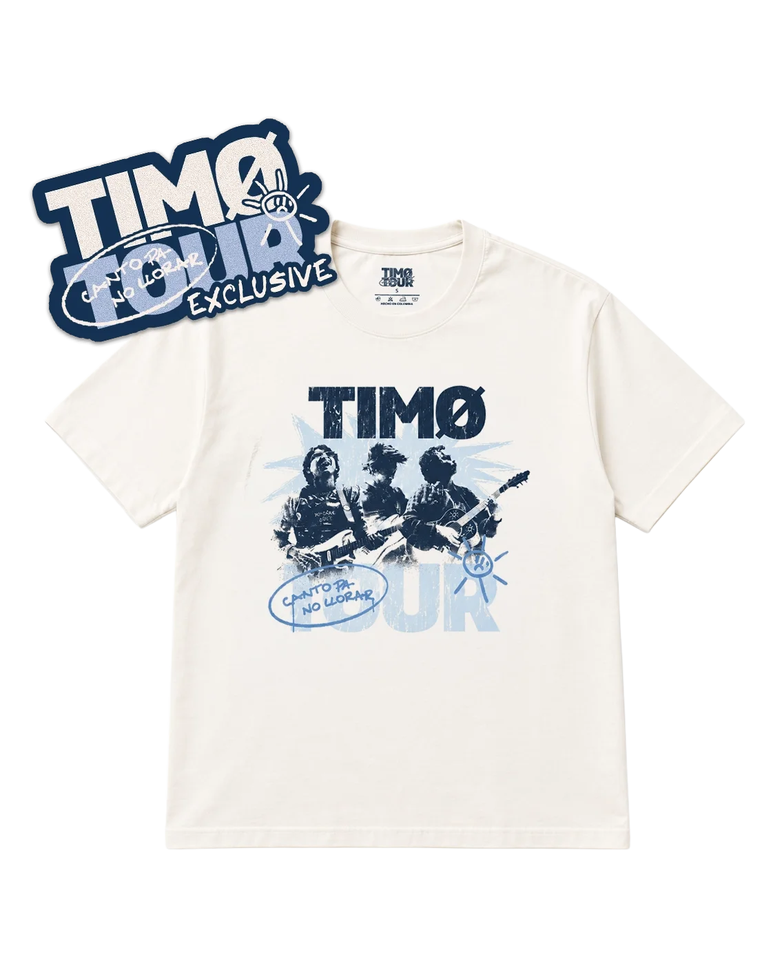 Canto Pa No Llorar Tour — TIMØ Tour Tee (exclusivo de gira)