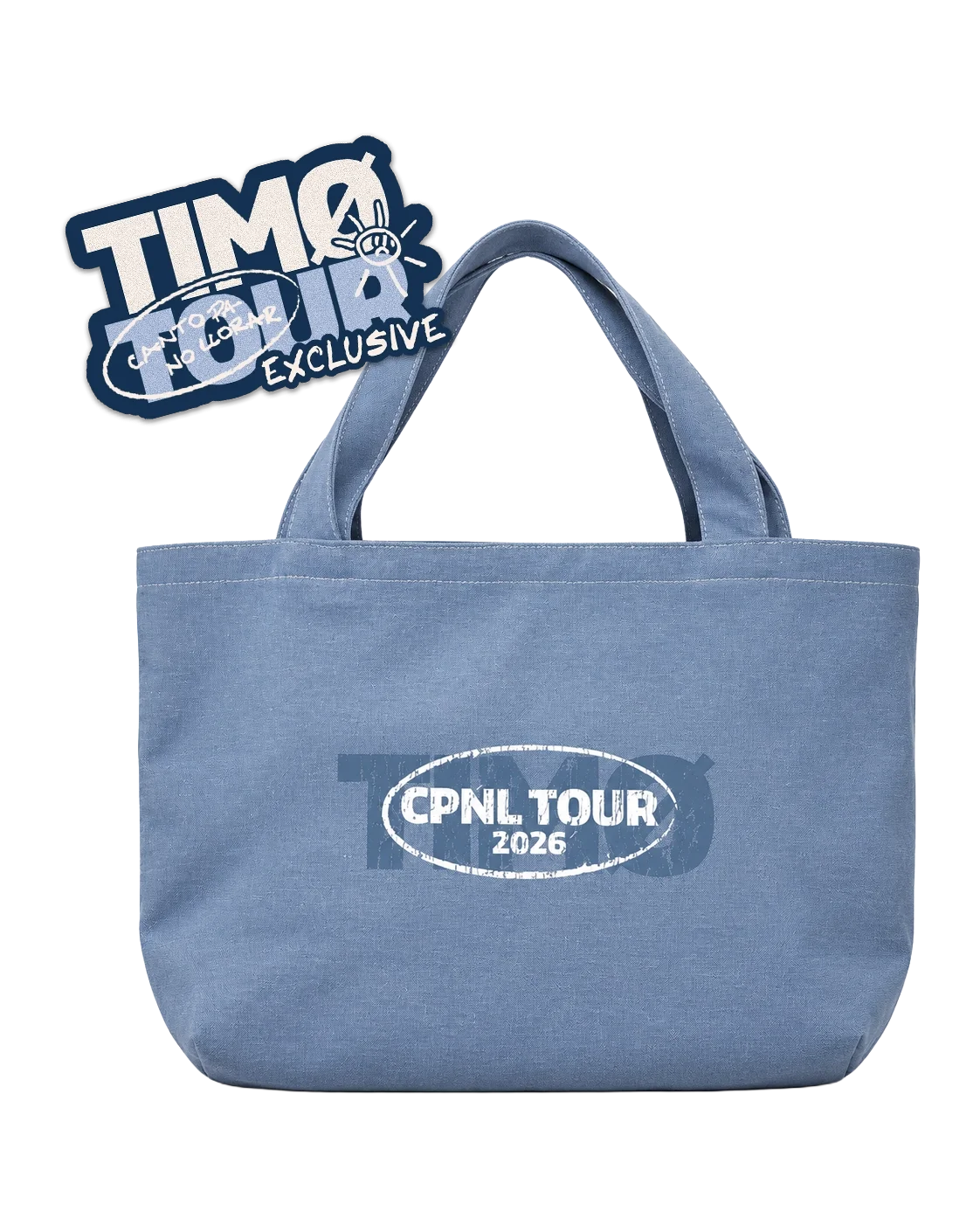 Canto Pa No Llorar Tour — TIMØ Maxi Tote Bag (exclusivo de gira)