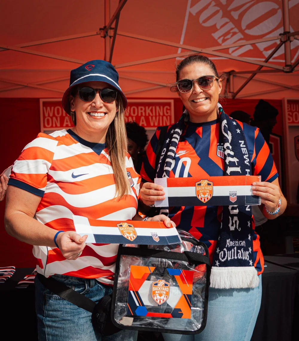 Fans with event giveaways