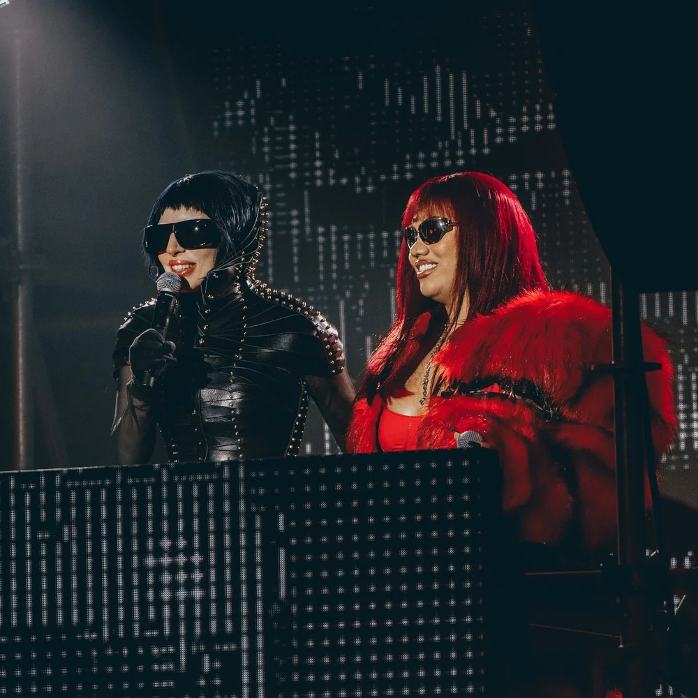 Performers on stage