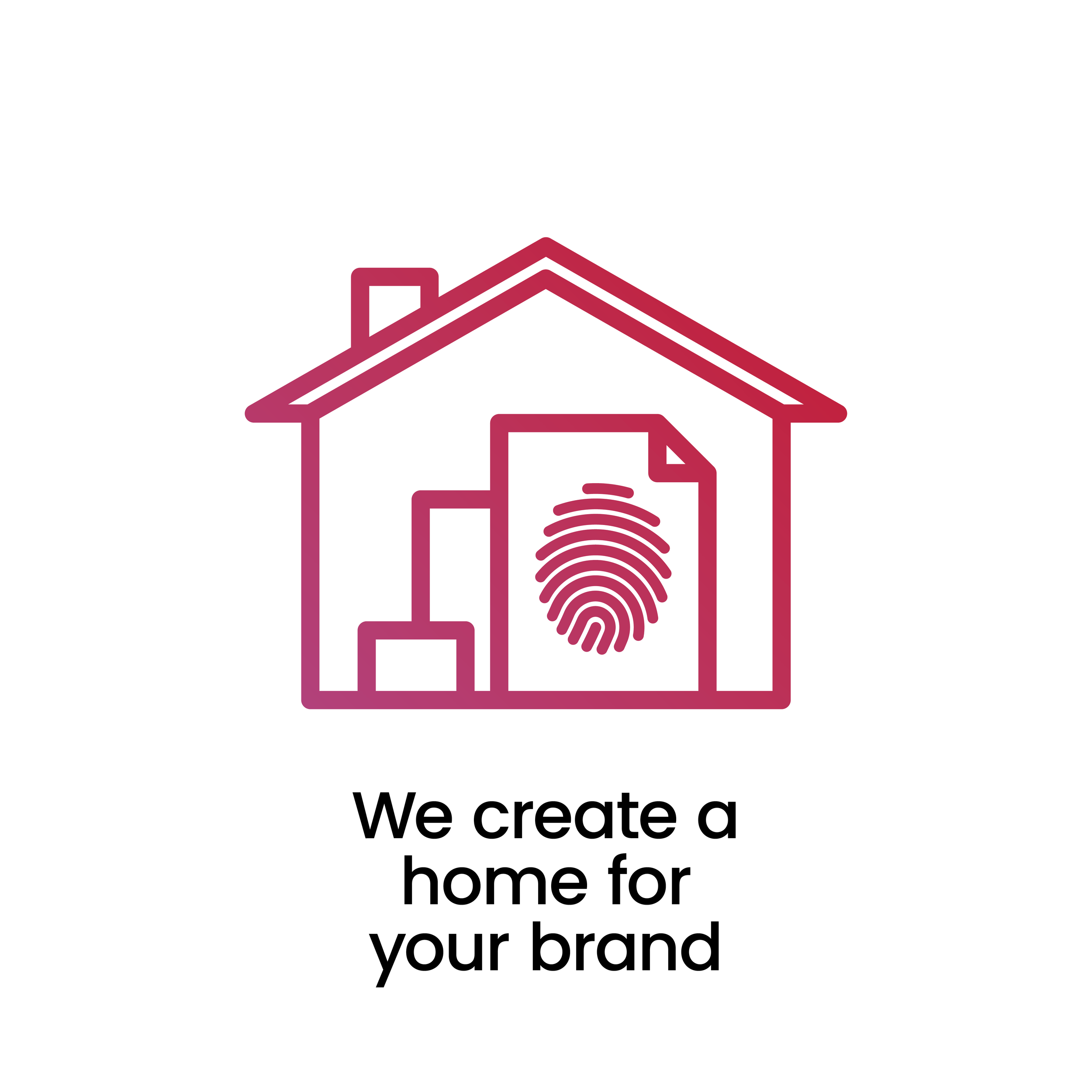 We create a home for your brand