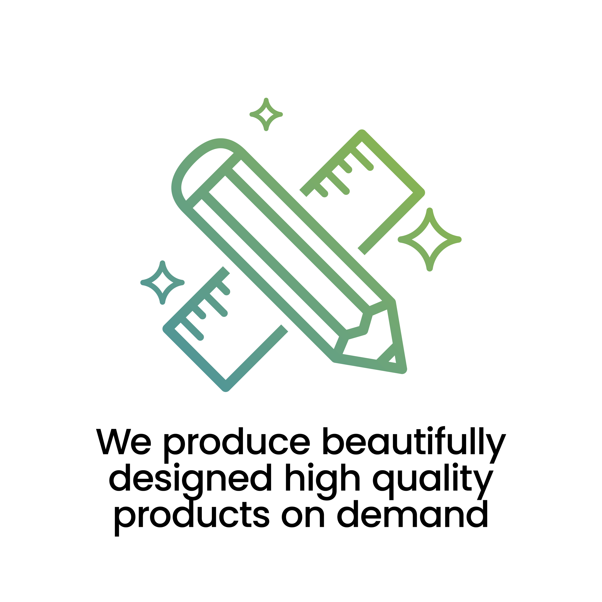 We prodice beautifully designed high quality products on demand