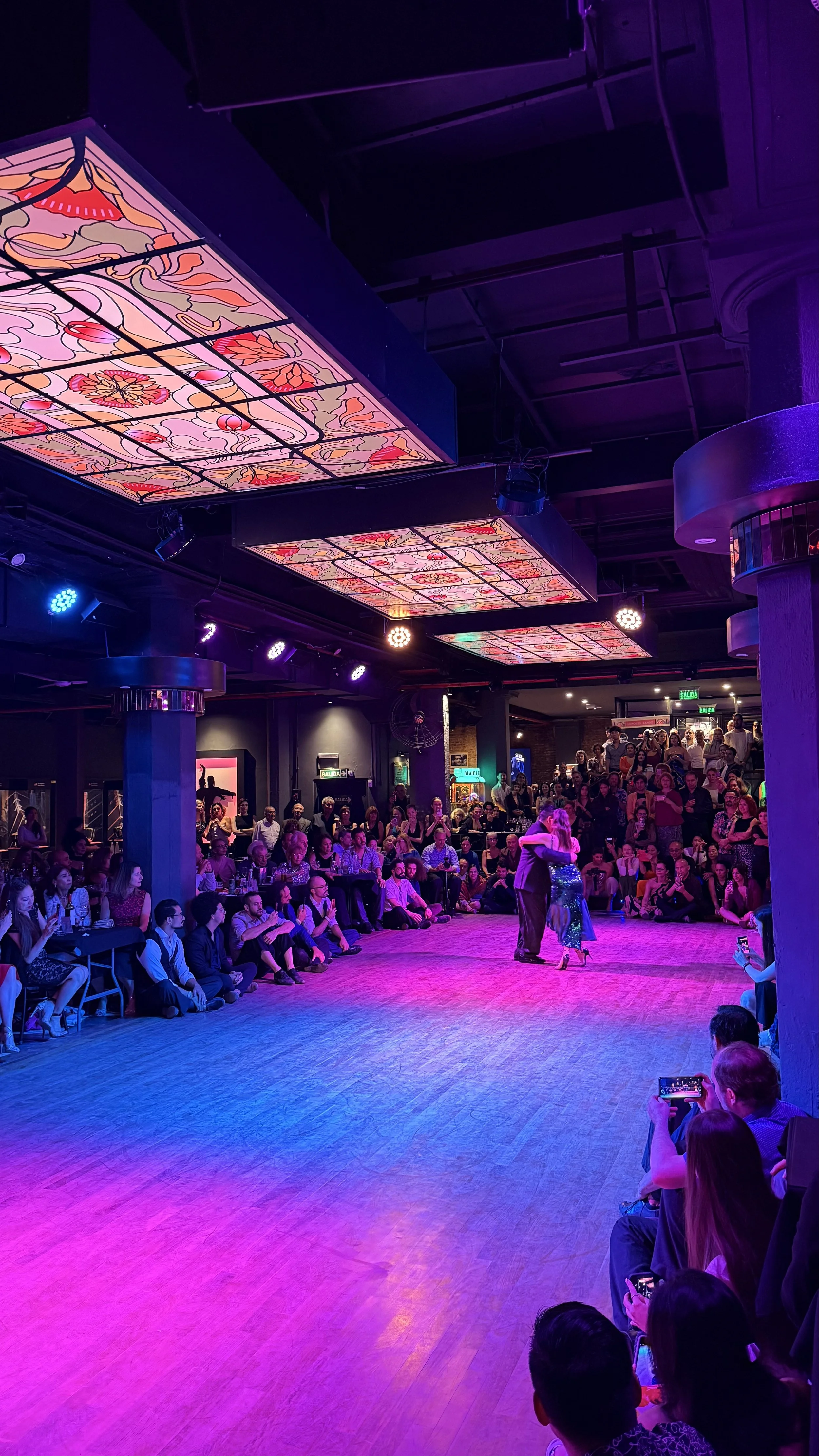 Tango performance at the iconic Marabú milonga