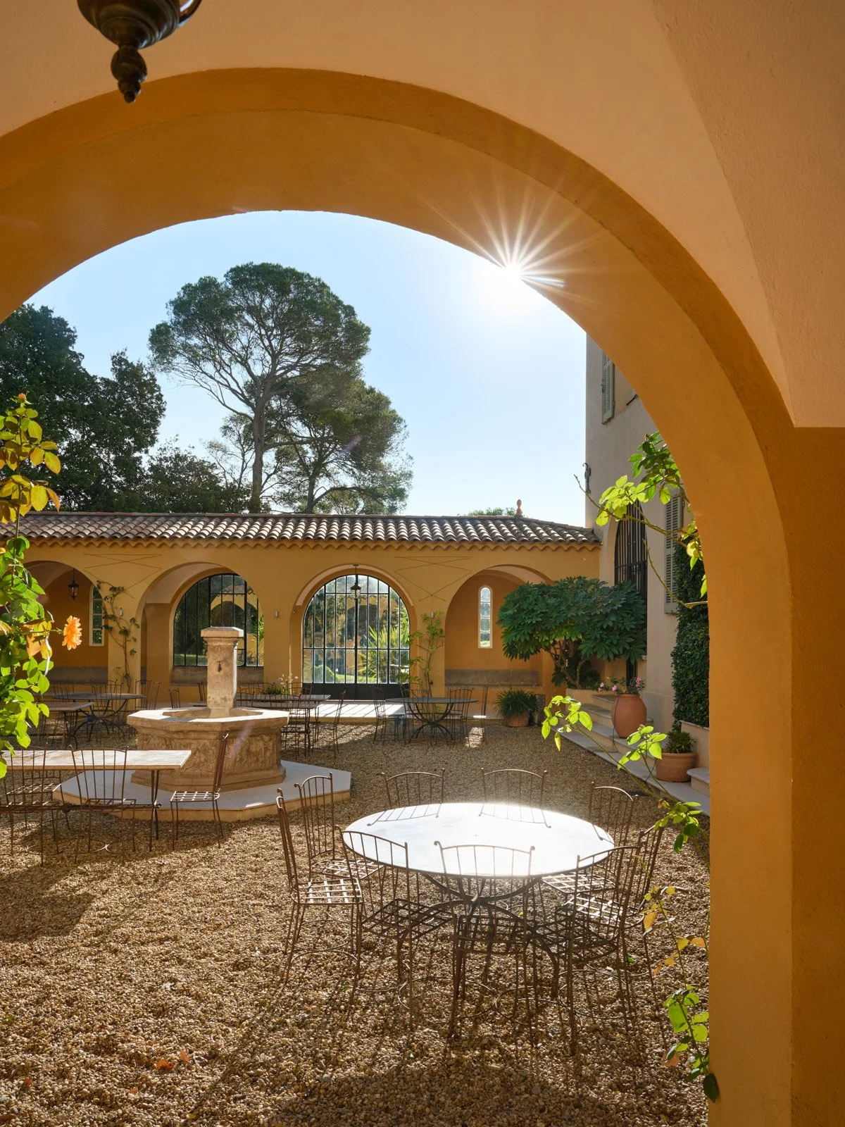 Courtyard at Lou Casteou