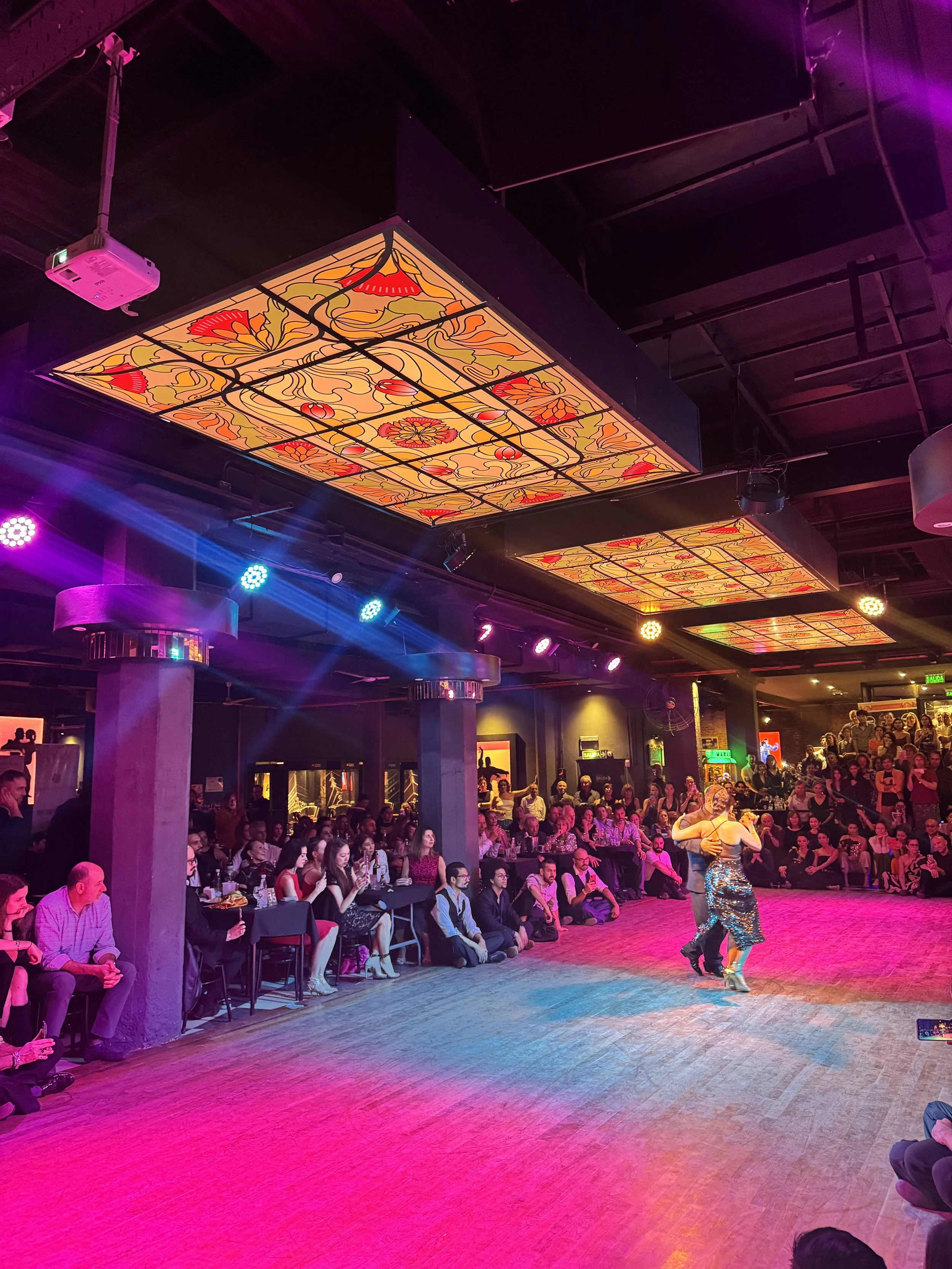 Marabú in Buenos Aires, a famous Tango venue where iconic milongas take place