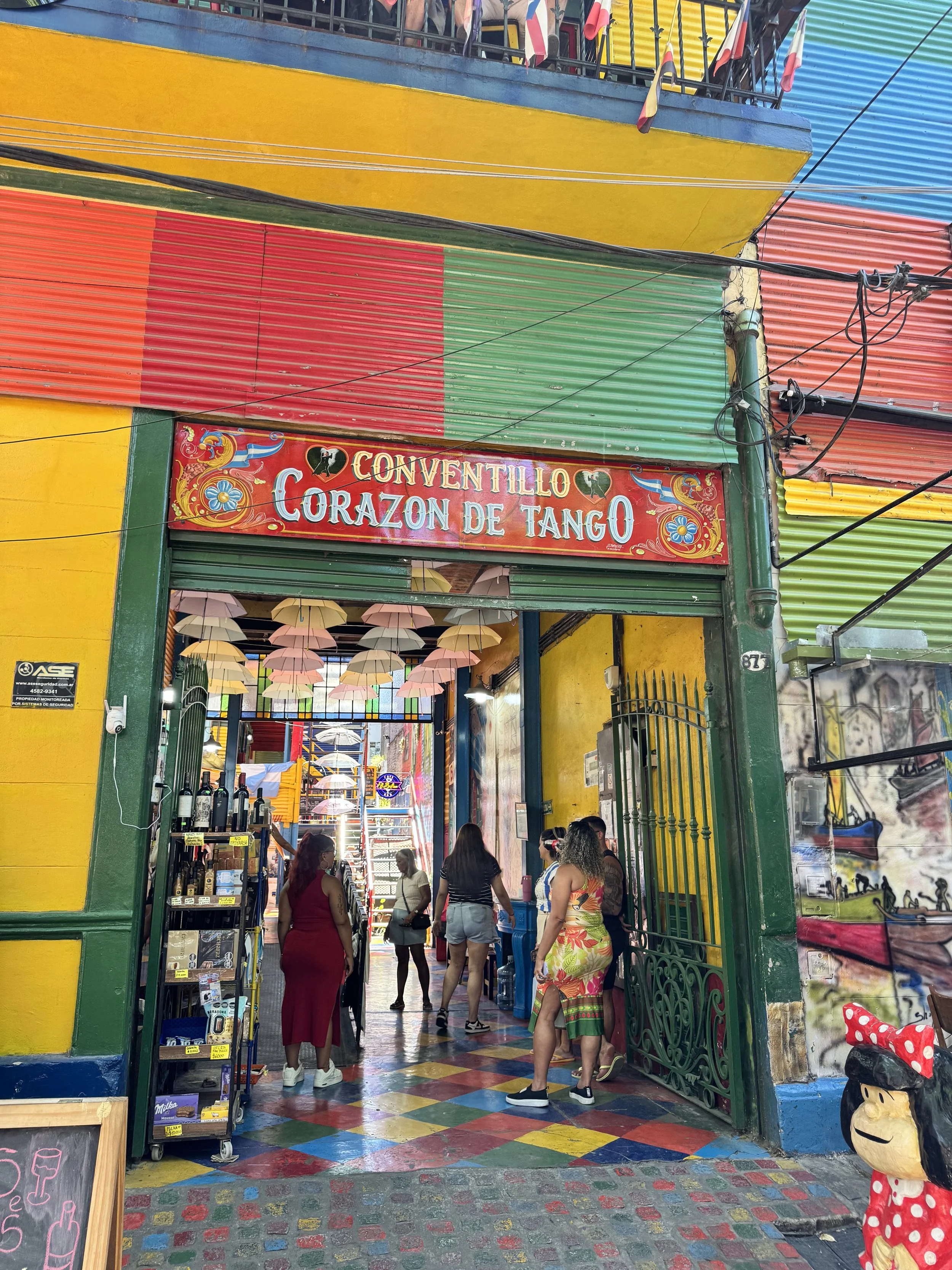 La Boca, the colourful famous Tango neighbourhood in Buenos Aires