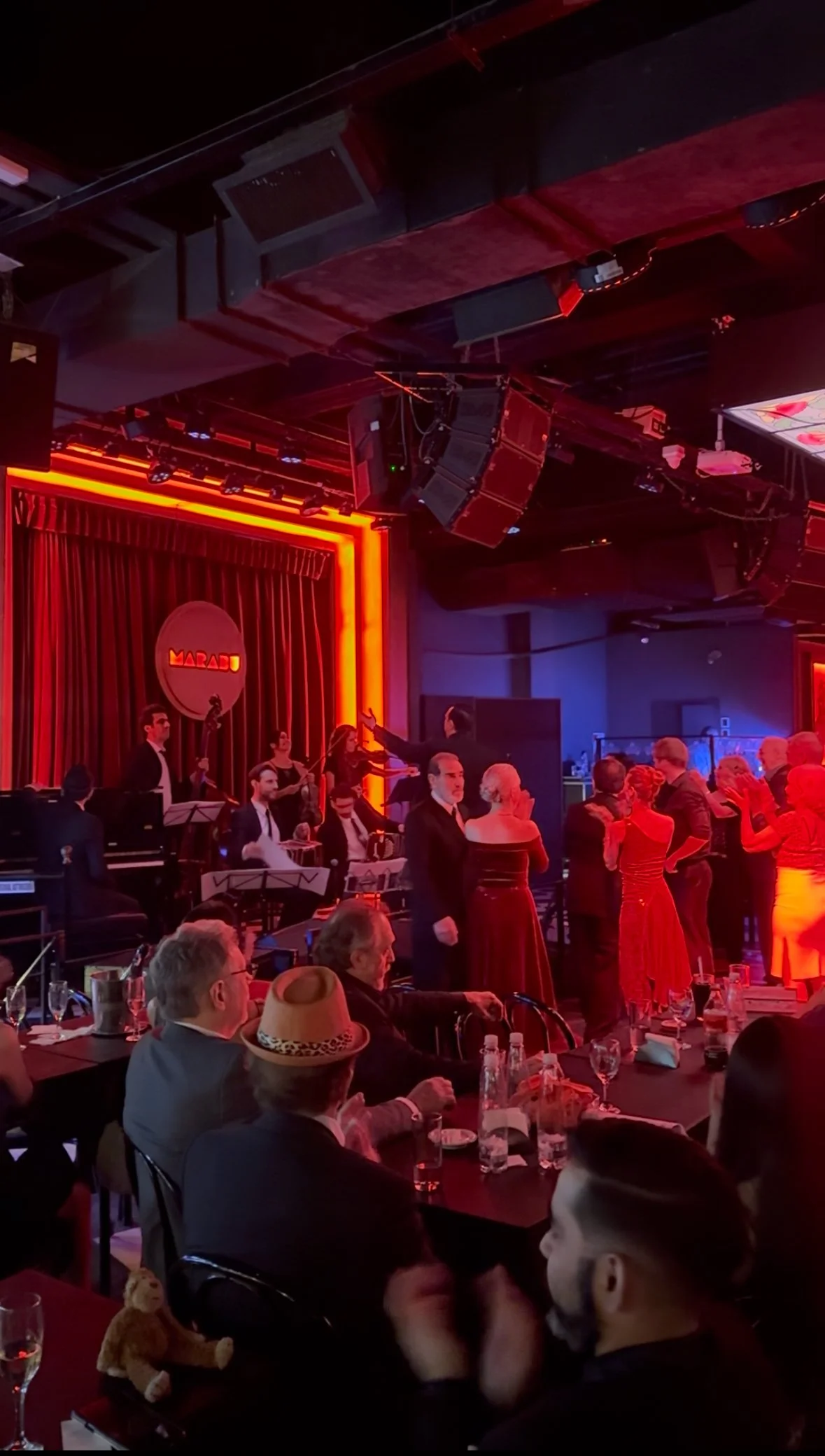 Live orchestra at the iconic Marabú milonga