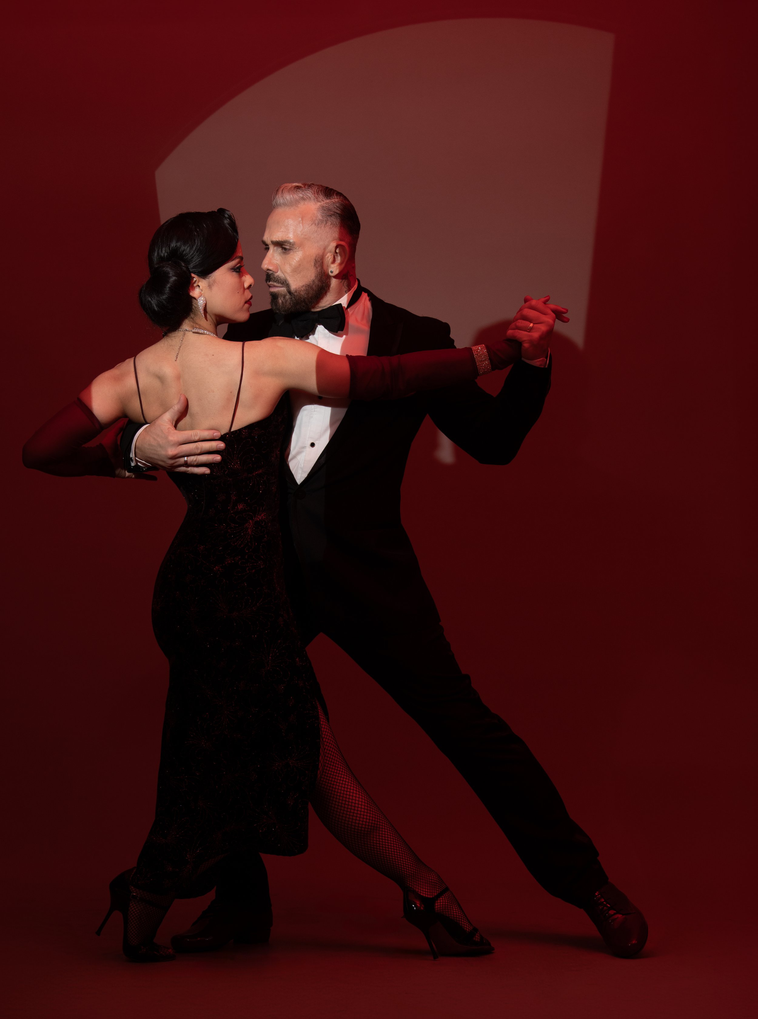 Claudio González and Marcela Vespasiano