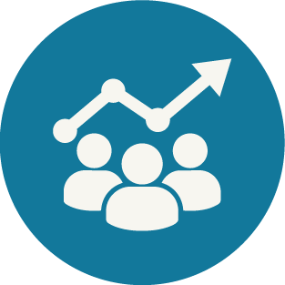 Icon representing measurable workplace culture