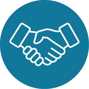 Illustration representing partnership