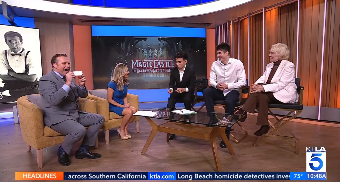 Jacob Martinez performing on KTLA 5 in Los Angeles