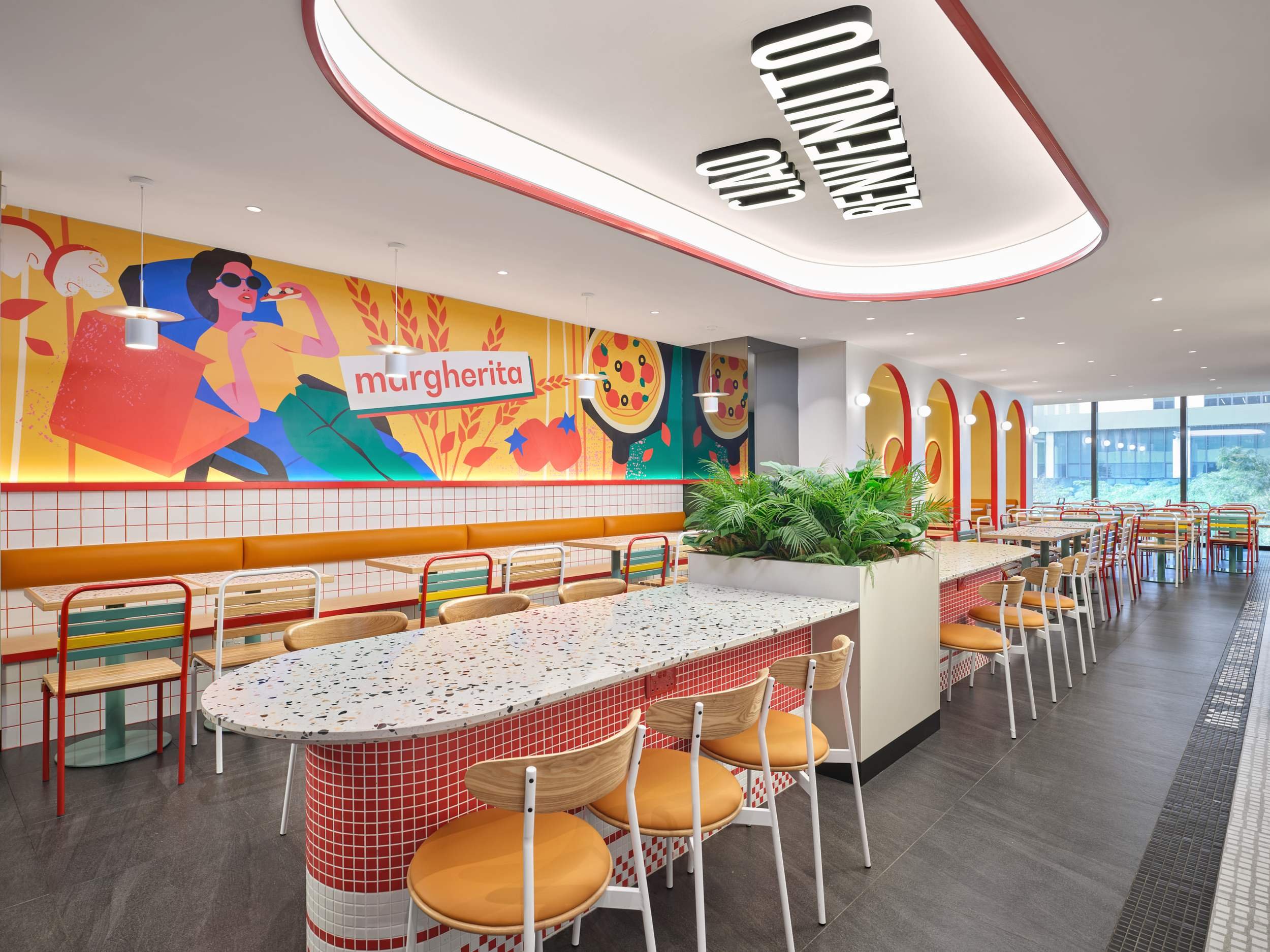 Inside the PastaMania outlet at Jem