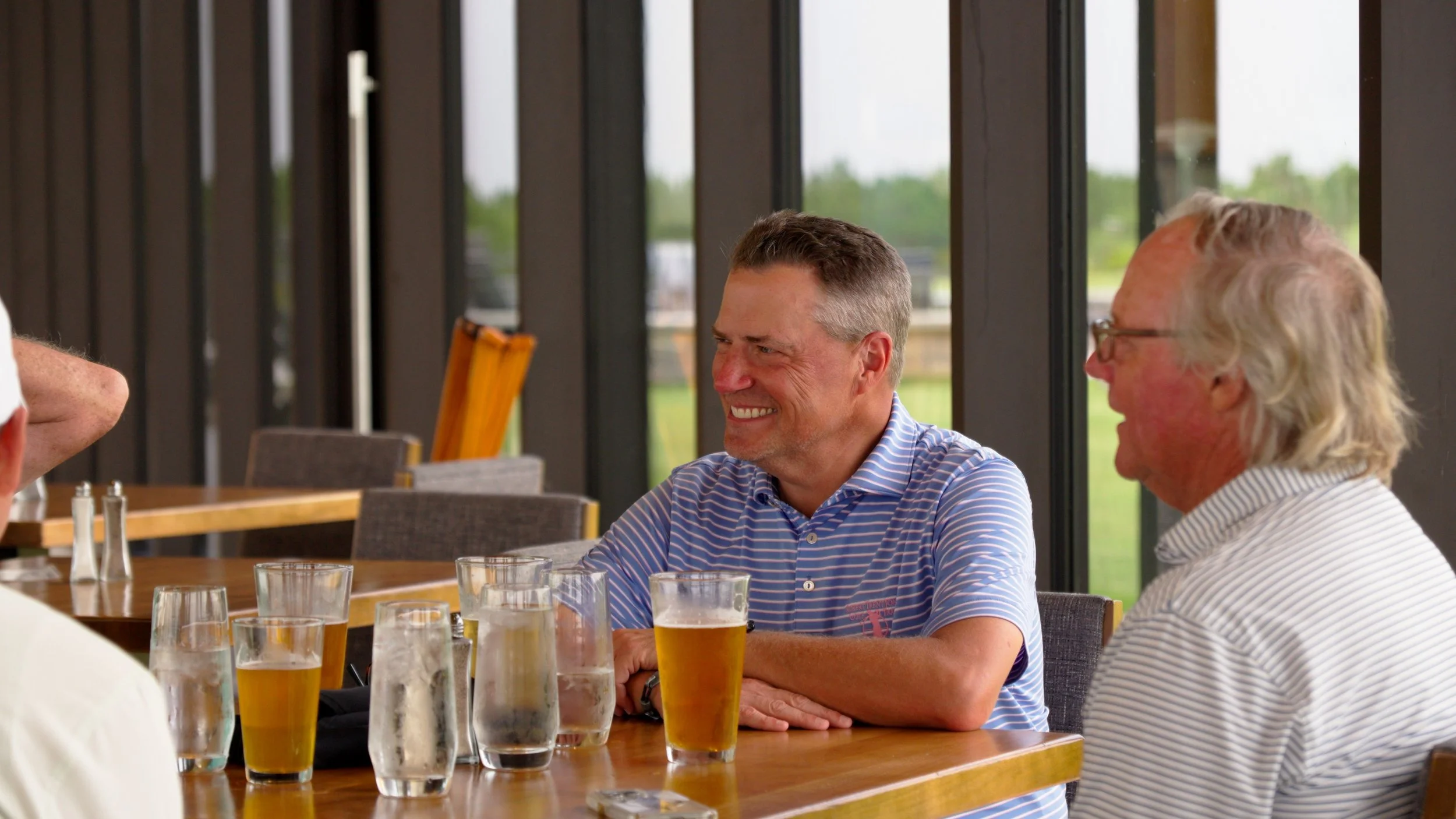 Post-round dining