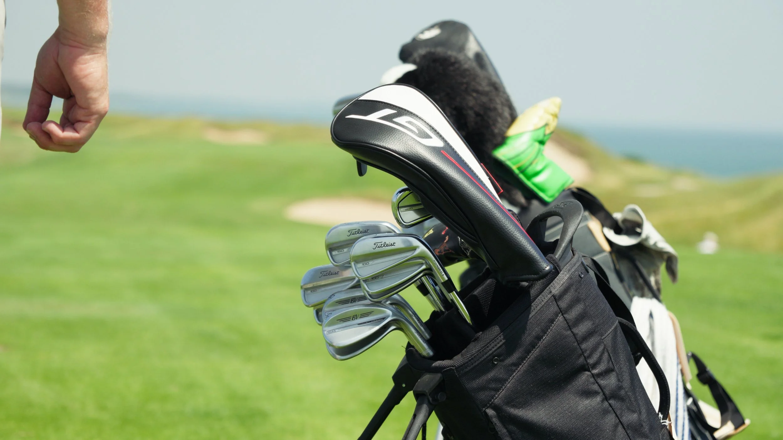 Golf bag detail