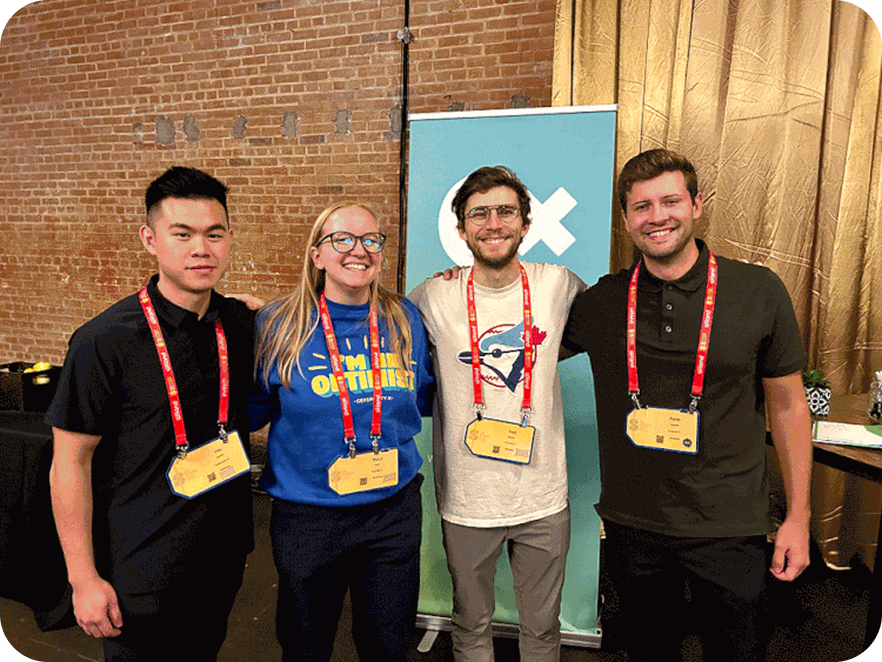 GX team members at a conference