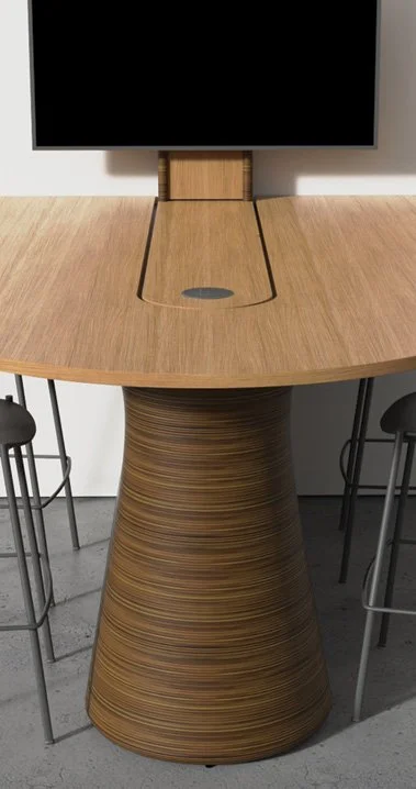 3D-printed seating surface detail